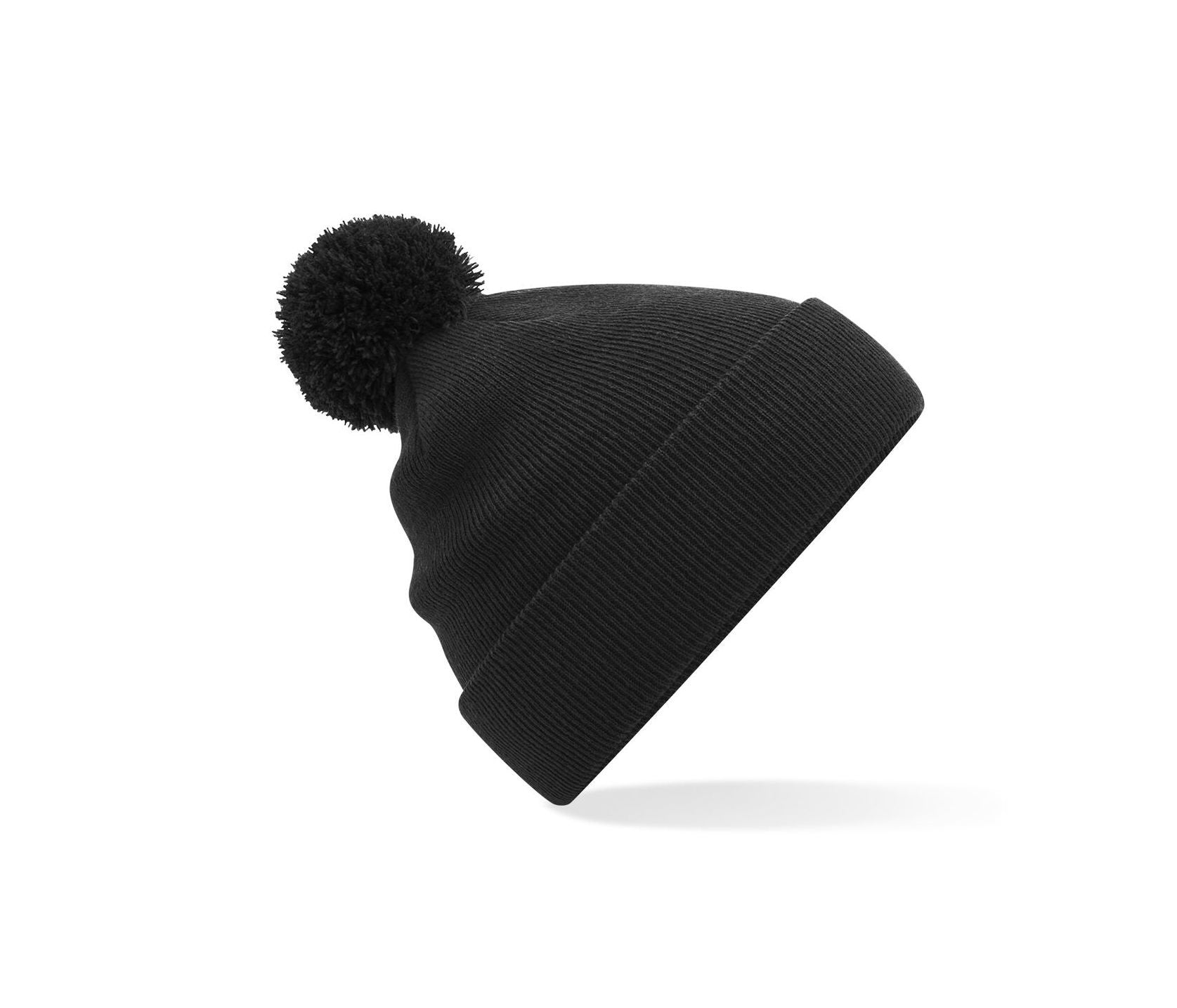 Bonnet Avec Pompon Enfant - Black