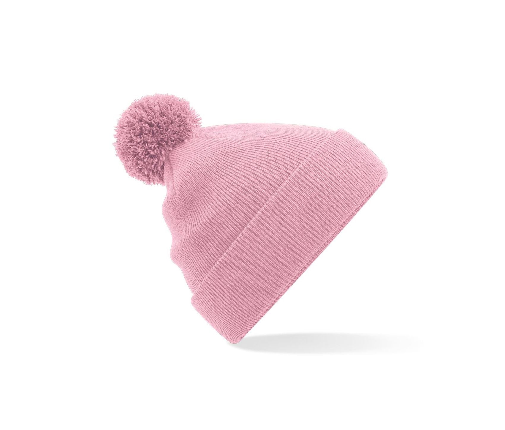 Bonnet Avec Pompon Enfant - Dusky Pink