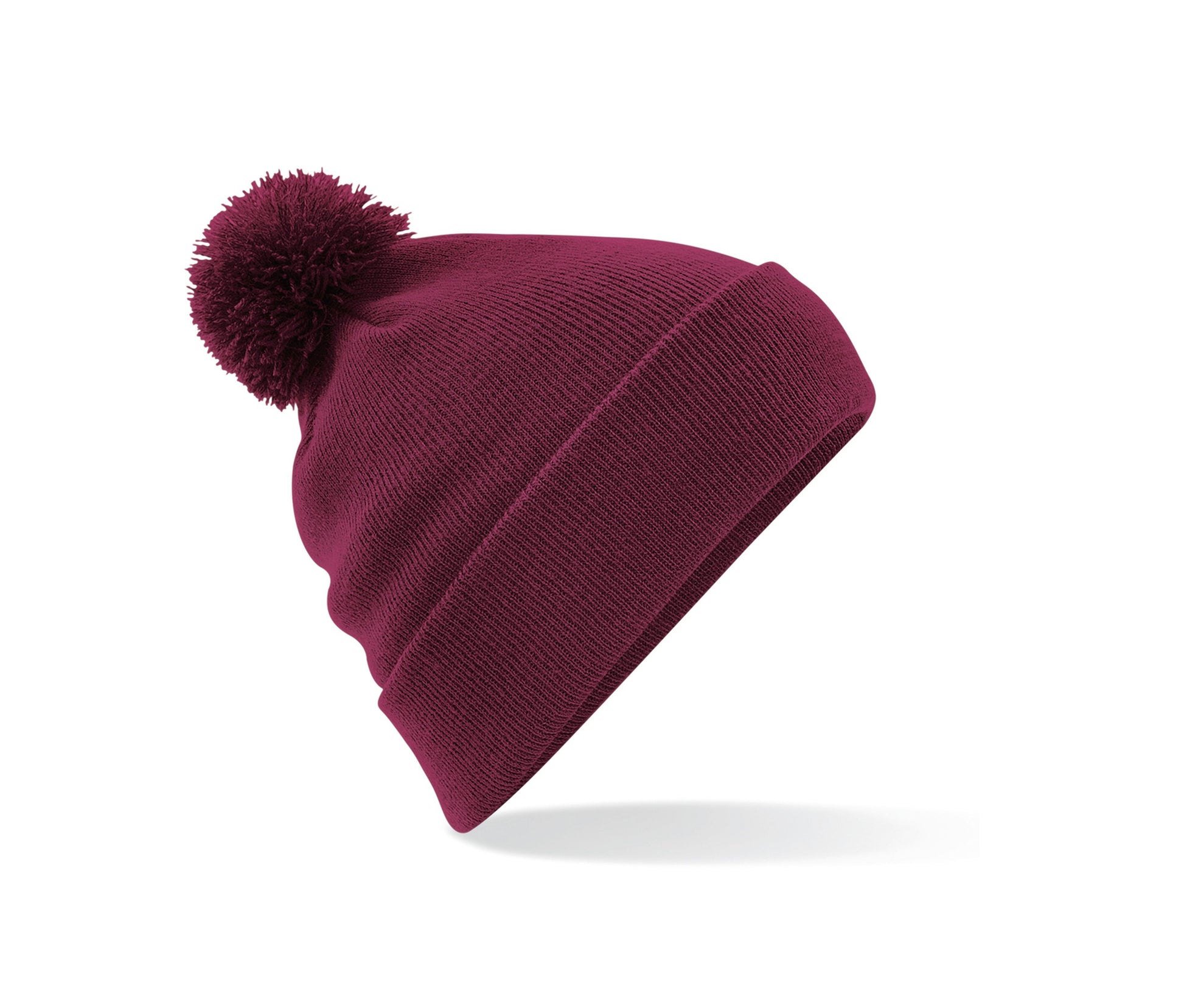 Bonnet à Pompon - Burgundy
