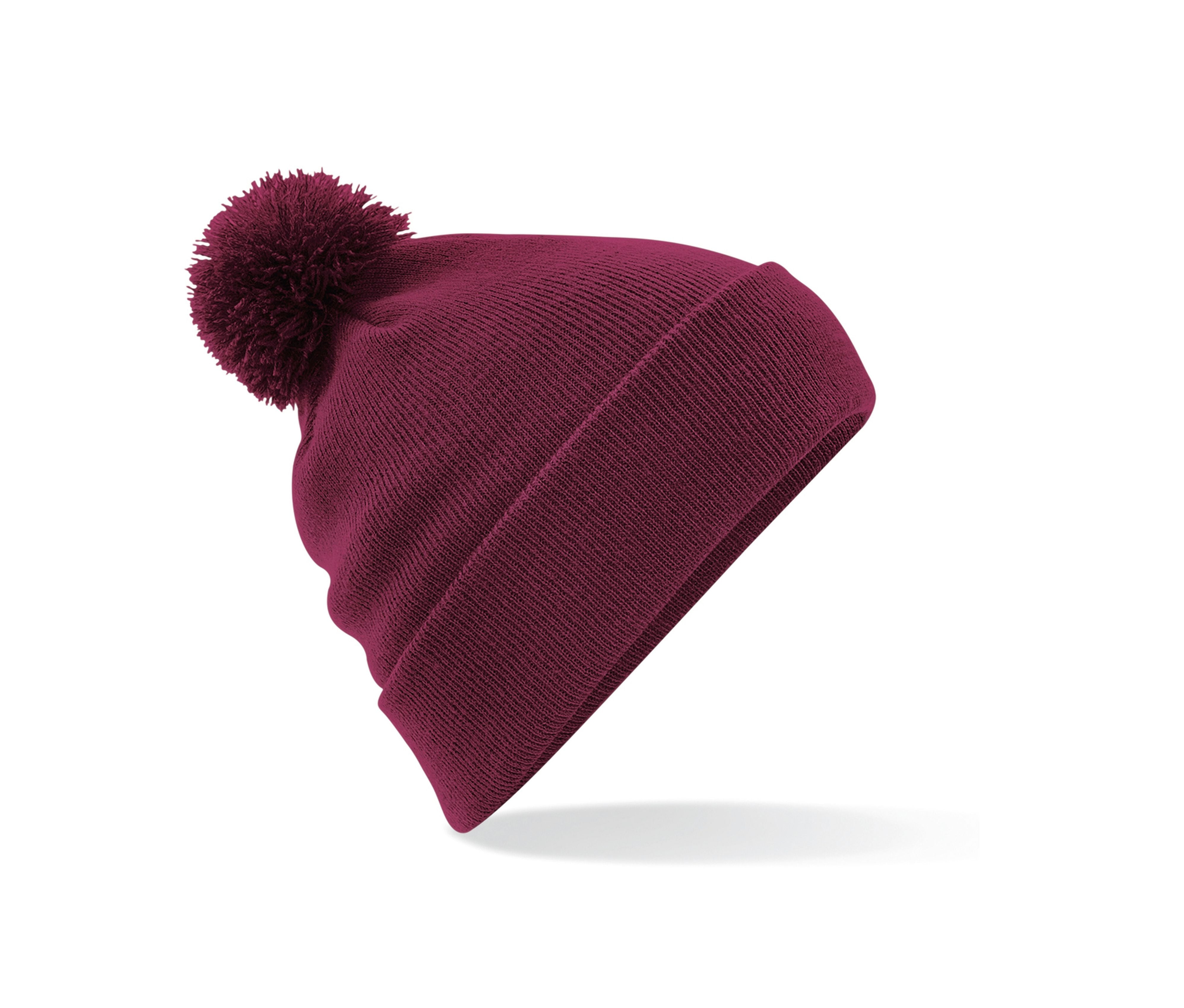 Bonnet à Pompon - Burgundy