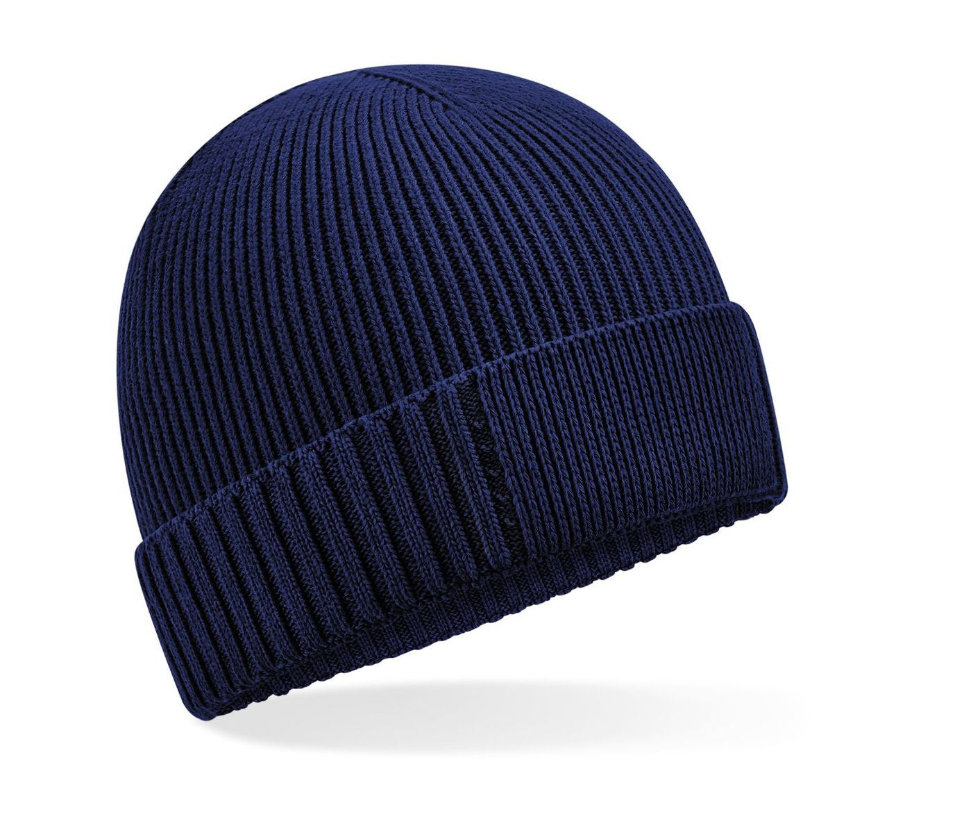 Bonnet Avec Rabat en Coton Organique - Oxford Navy