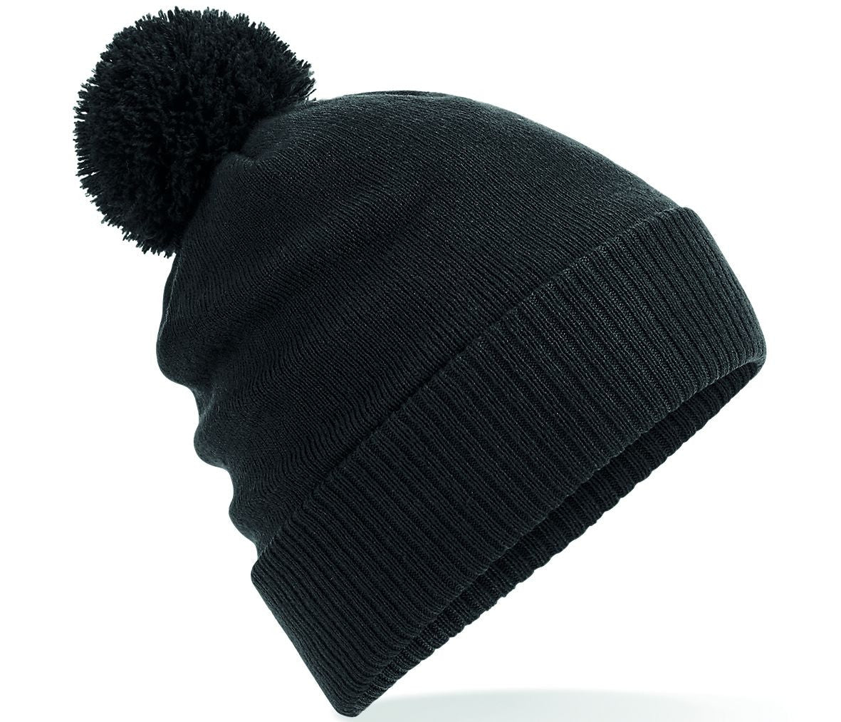 Bonnet Avec Pompon et Intérieur Polaire - Charcoal