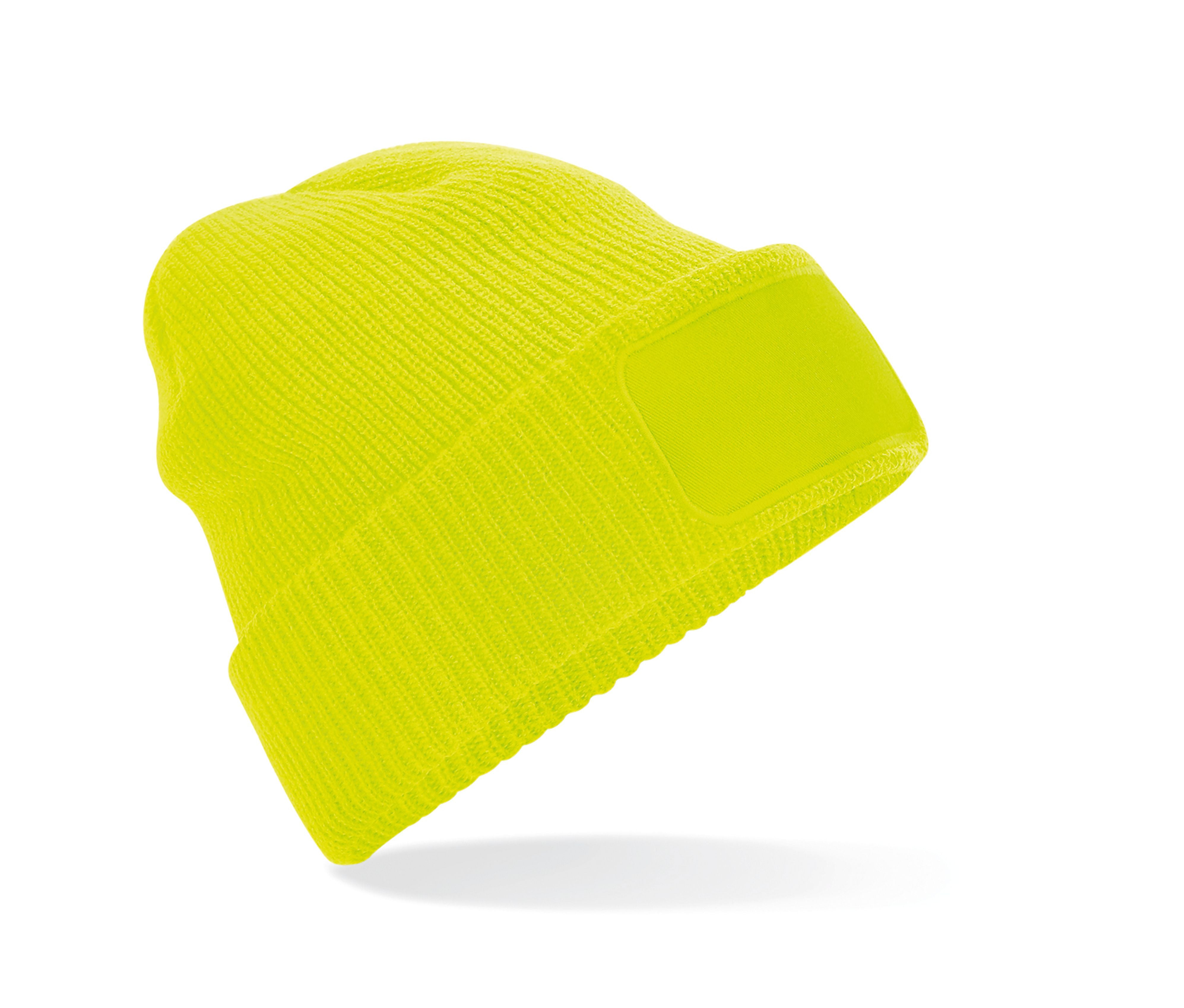 Bonnet Thinsulate™ Avec Zone de Marquage - Fluo Yellow