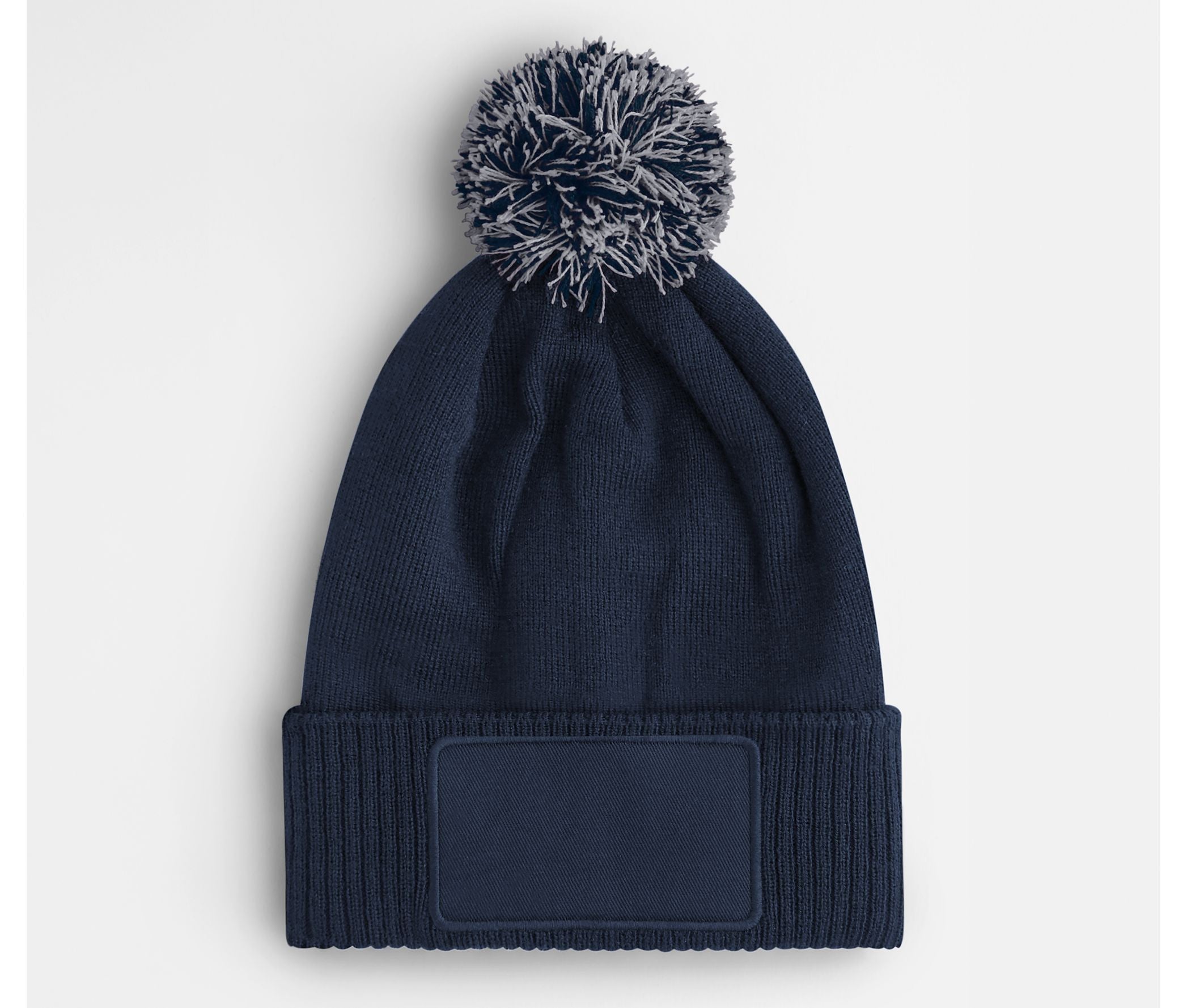 Bonnet Enfant Avec Empiècement - French Navy / Light Grey