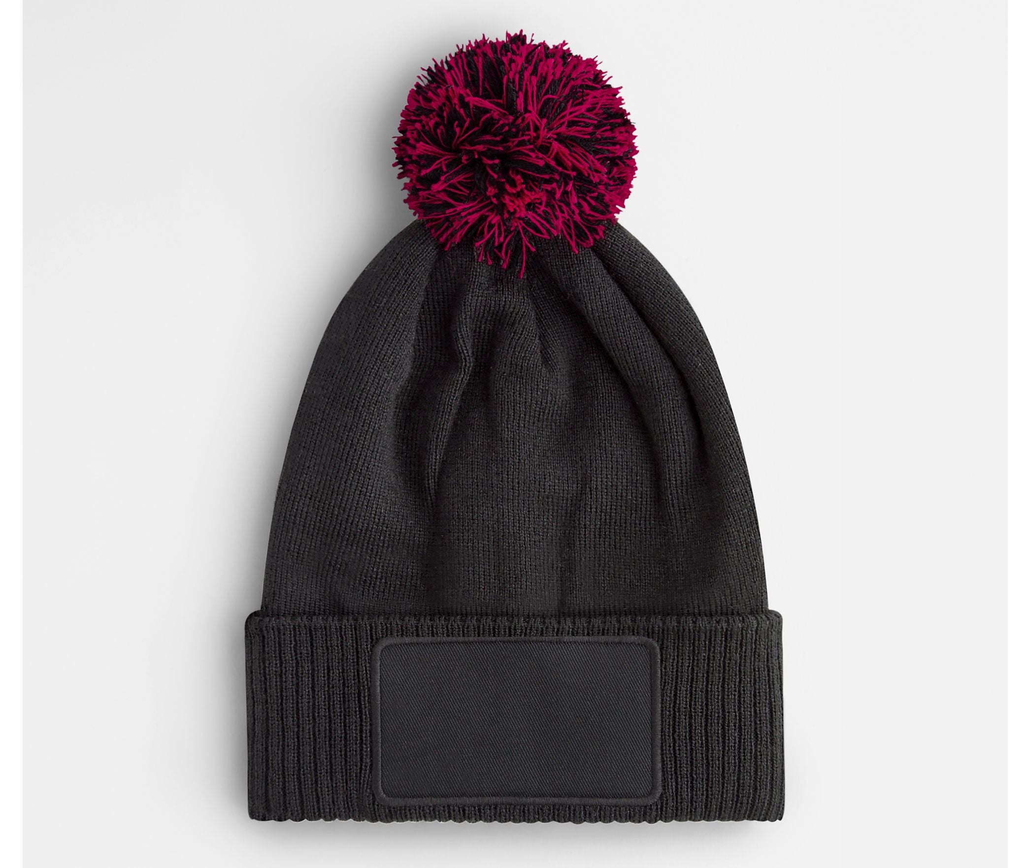 Bonnet Enfant Avec Empiècement - Black / Classic Red