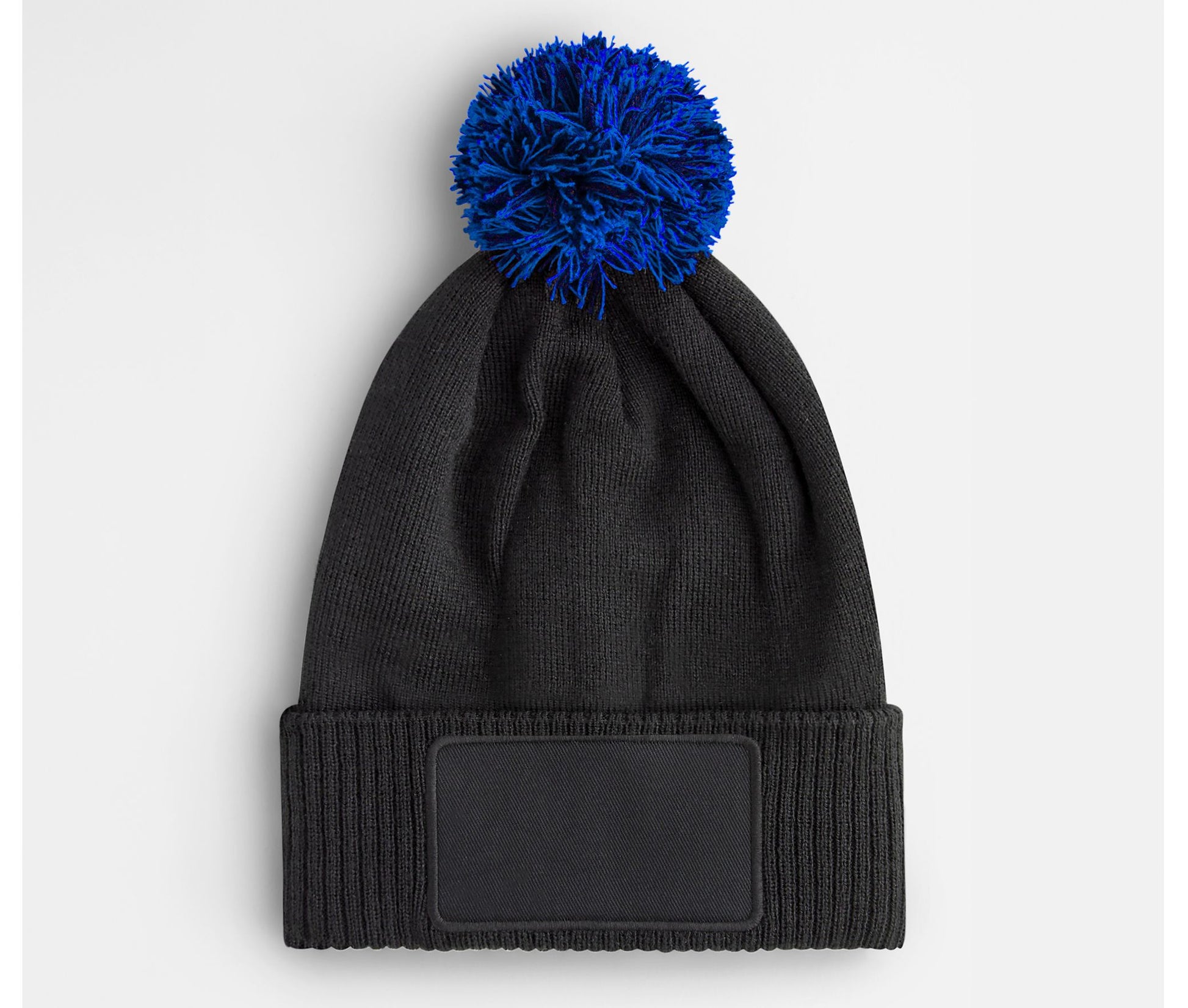 Bonnet Enfant Avec Empiècement - Black / Bright Royal