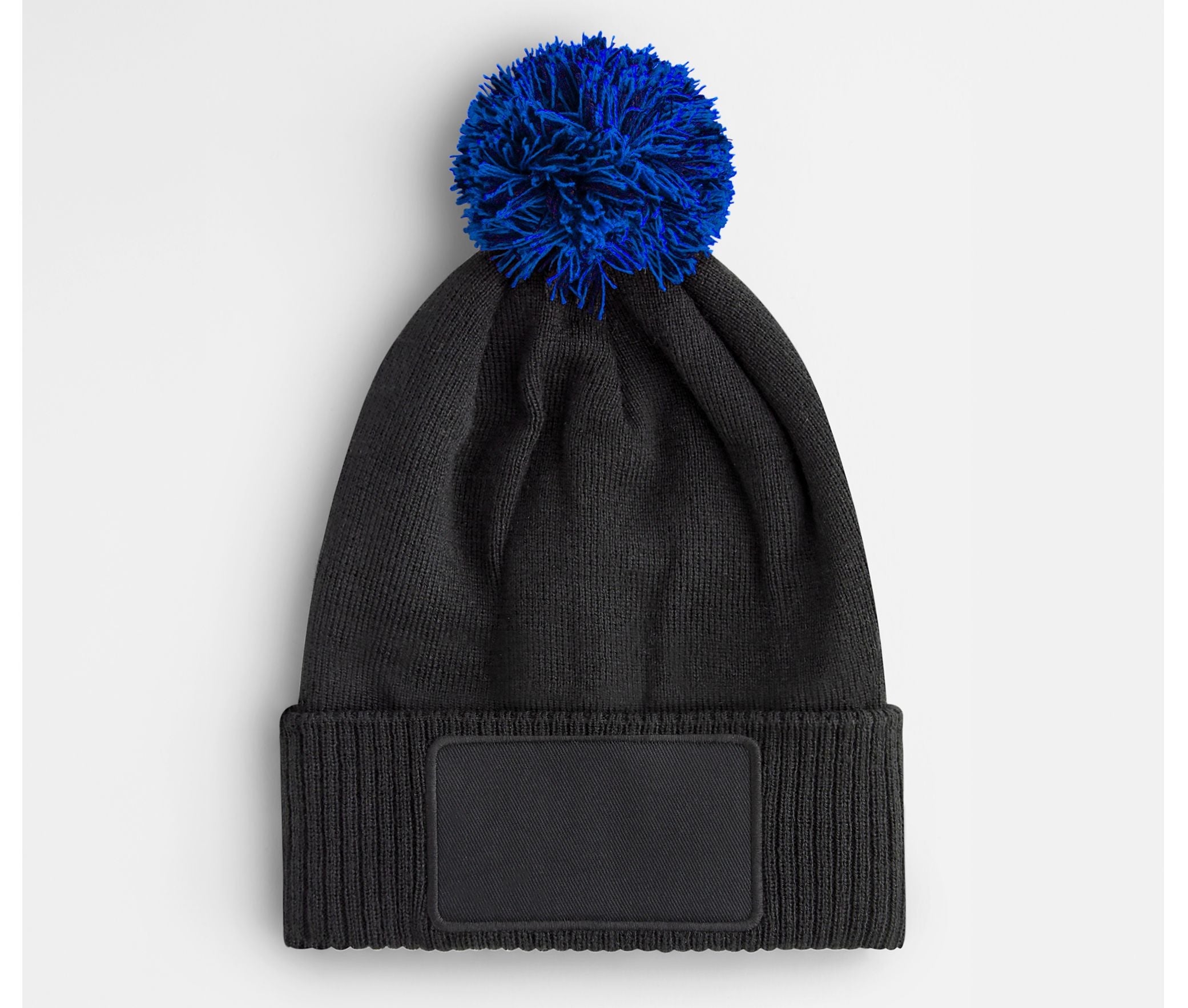 Bonnet Enfant Avec Empiècement - Black / Bright Royal