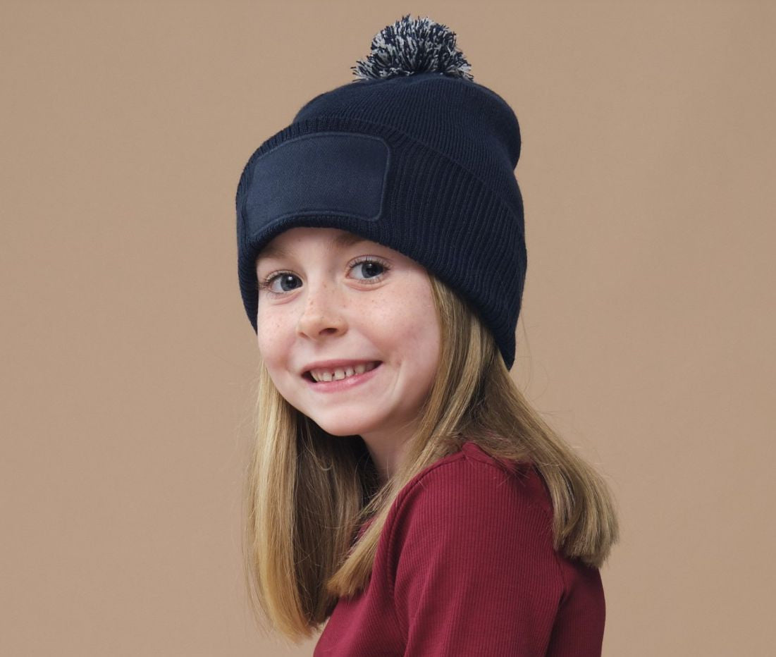 Bonnet enfant avec empiècement
