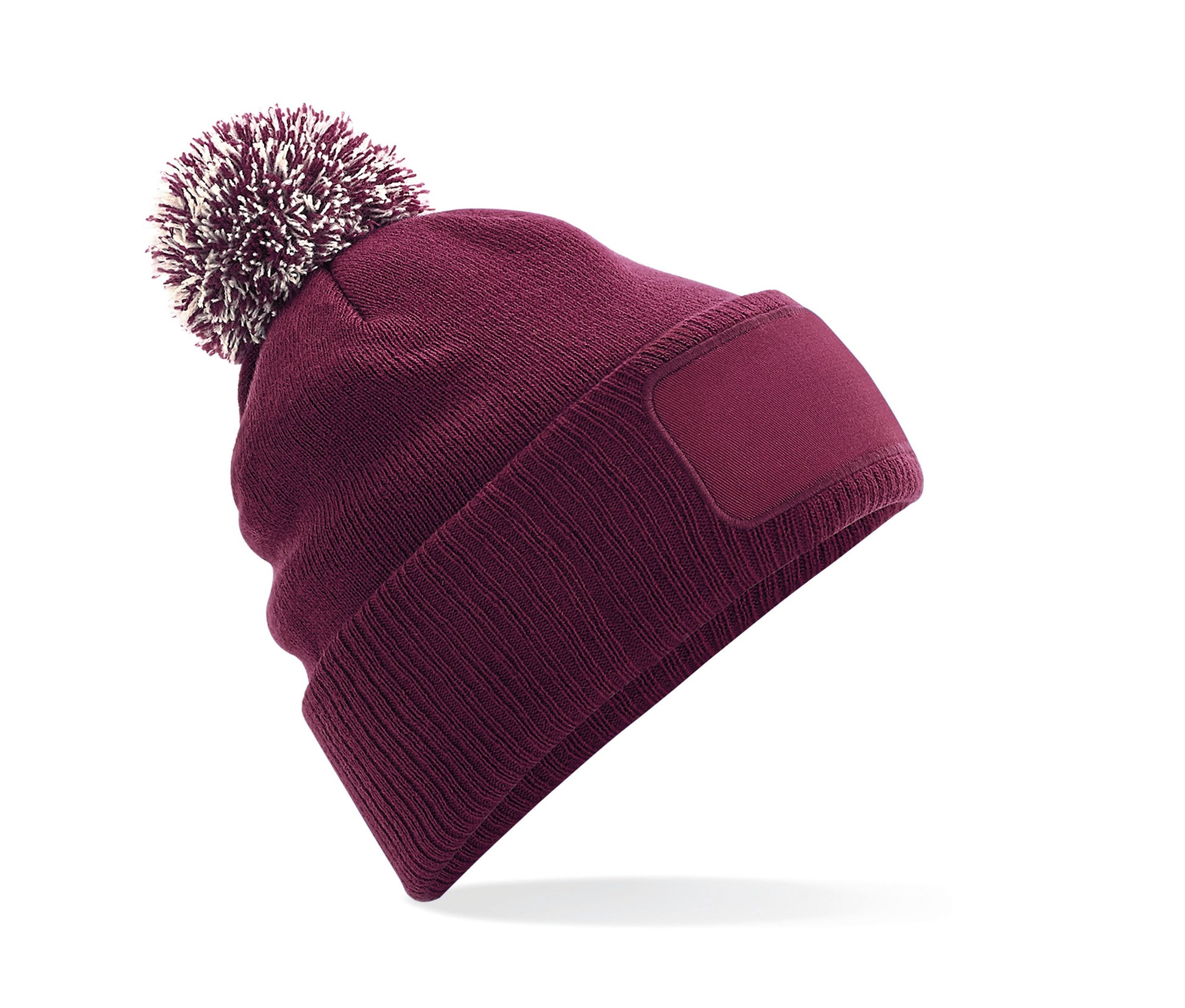 Bonnet Snowstar® Avec Zone de Marquage - Burgundy/off White