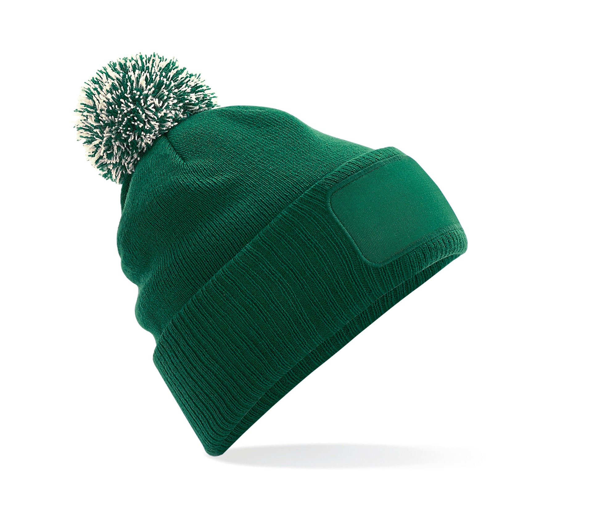 Bonnet Snowstar® Avec Zone de Marquage - Bottle Green/off White