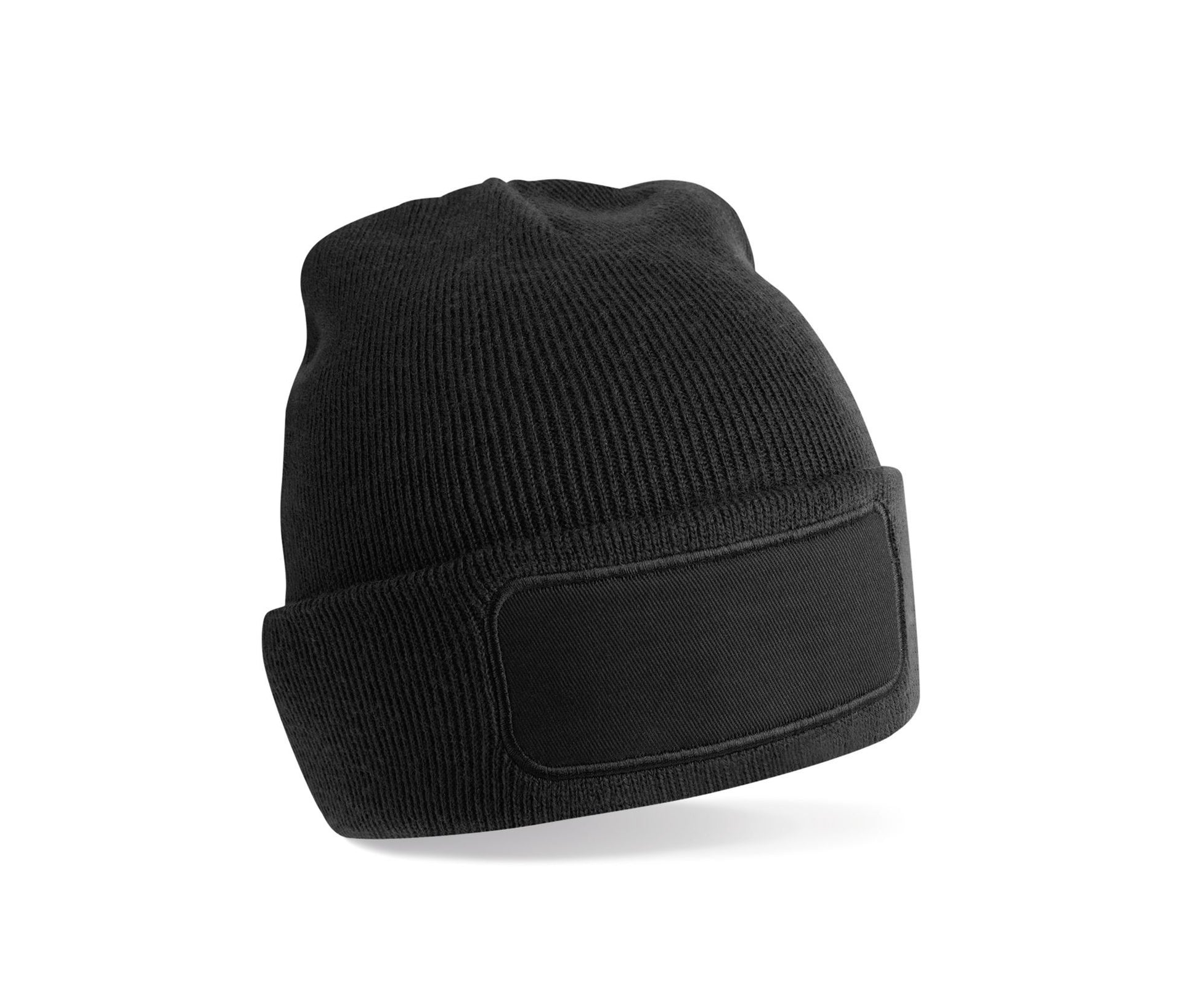 Bonnet Avec Empiècement en Polyester Recyclé - Black