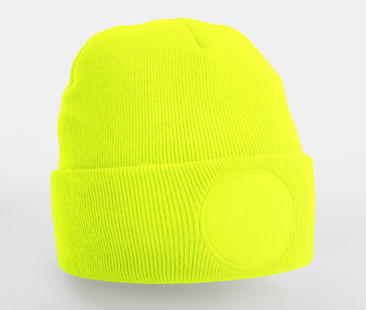 Bonnet Empiècement Rond - Fluorescent Yellow