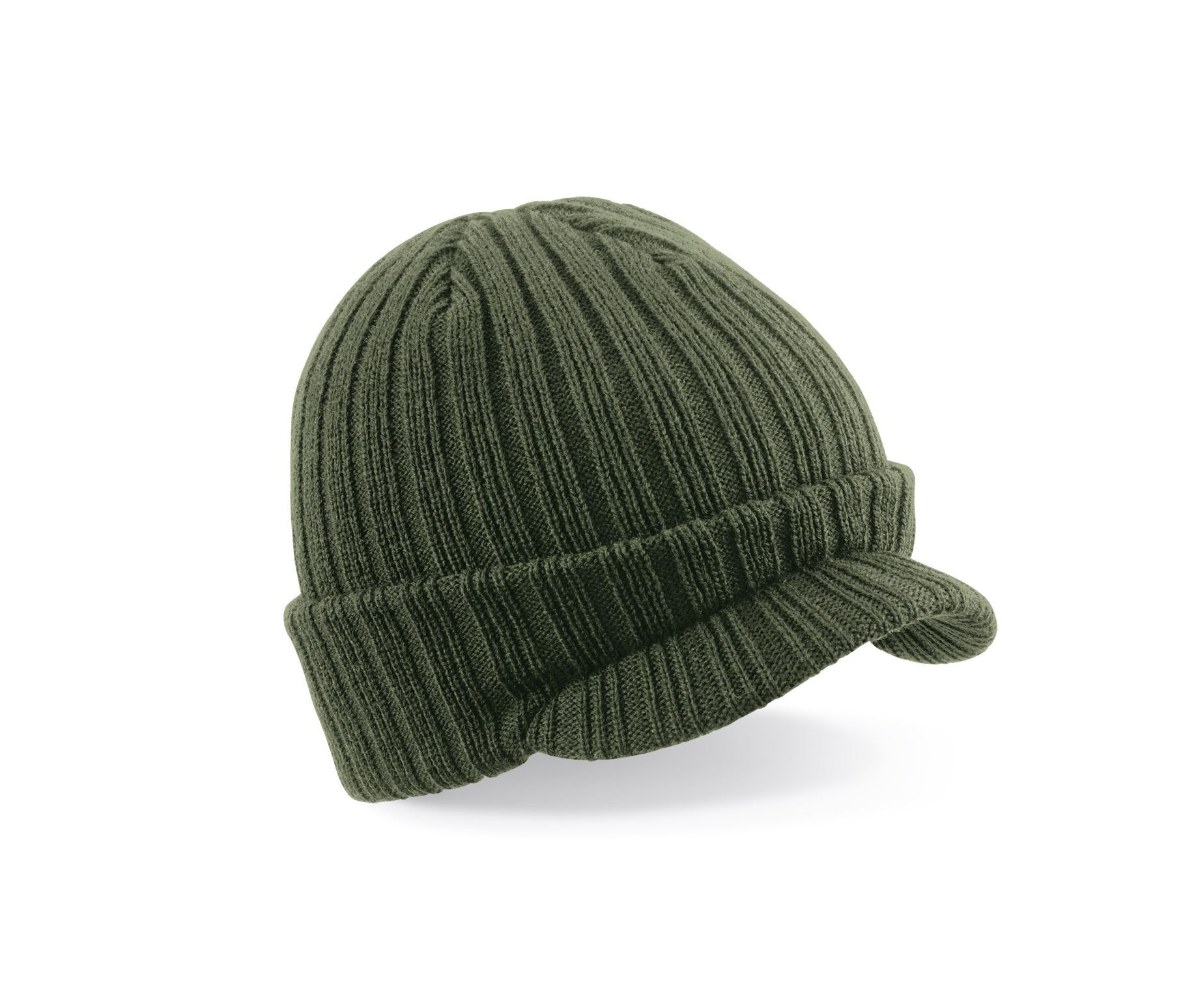 Bonnet Avec Visière - Olive Green