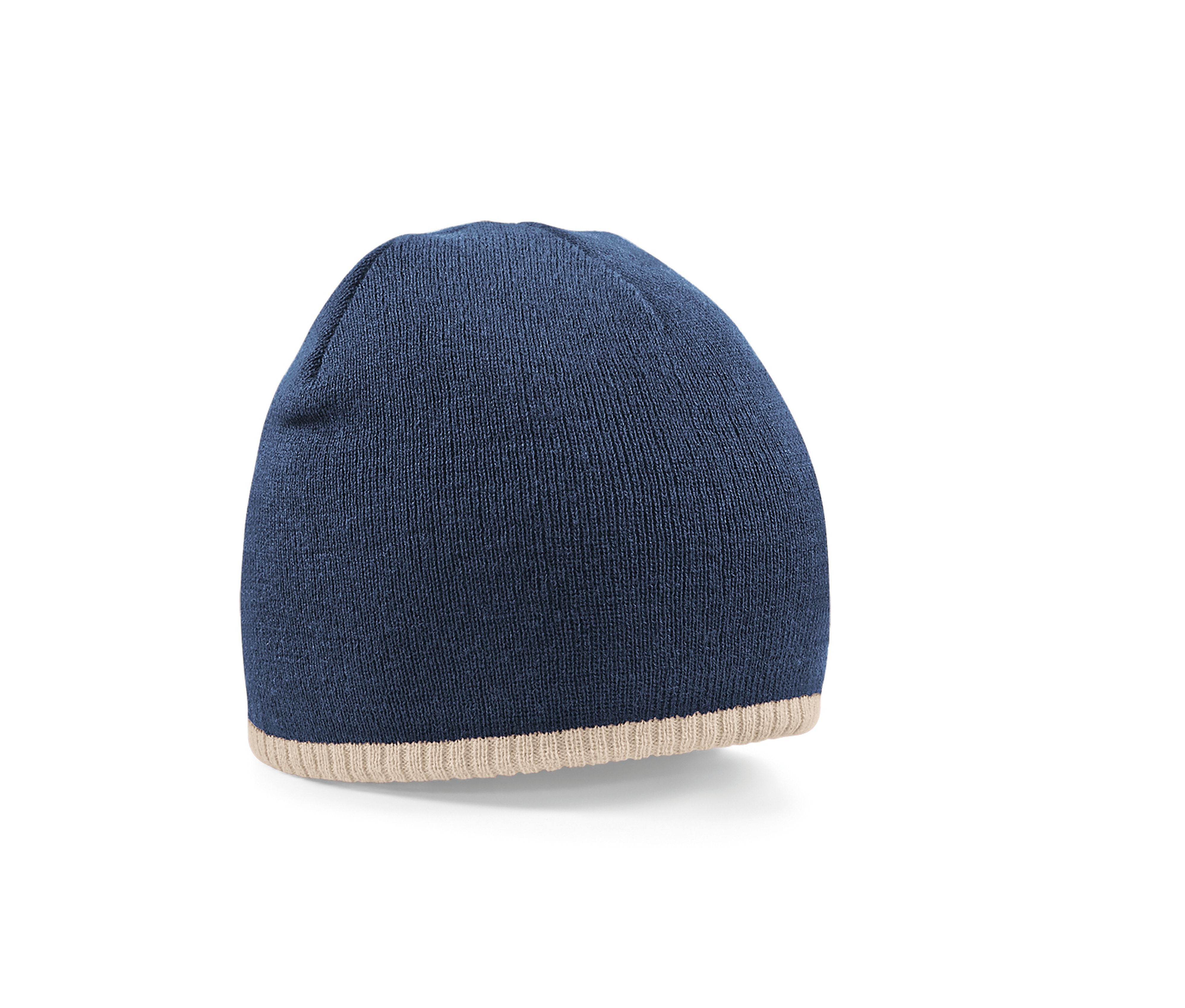Bonnet Bicolore - French Navy/stone