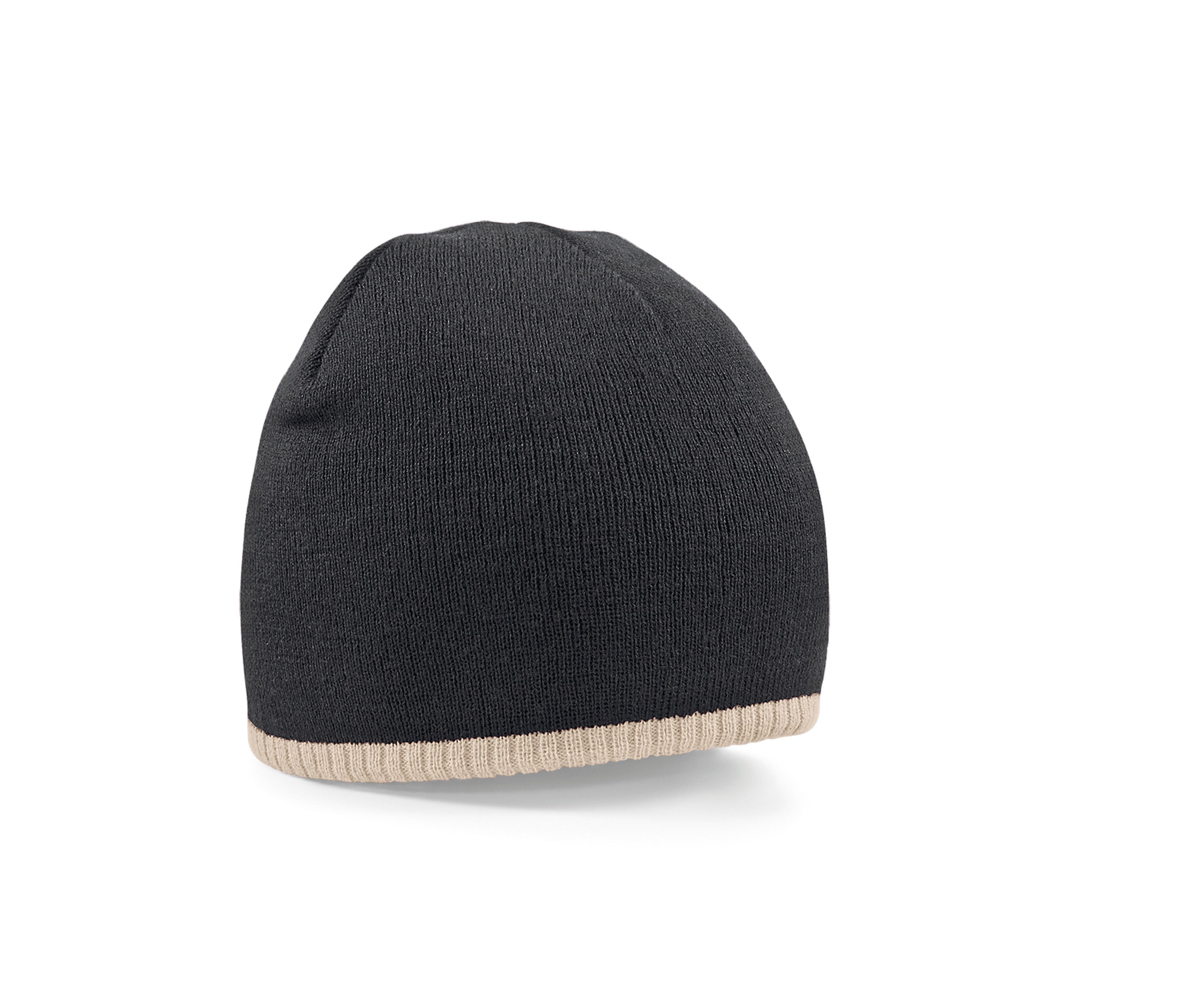 Bonnet Bicolore - Black/stone