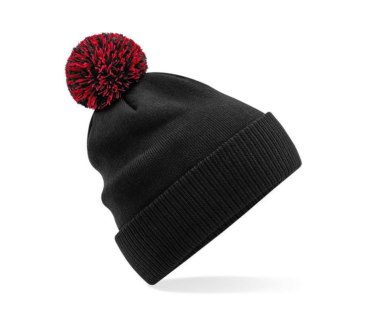 Bonnet Avec Pompon - Black/classic Red