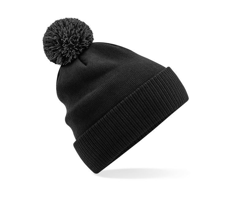 Bonnet Avec Pompon - Black/graphite Grey