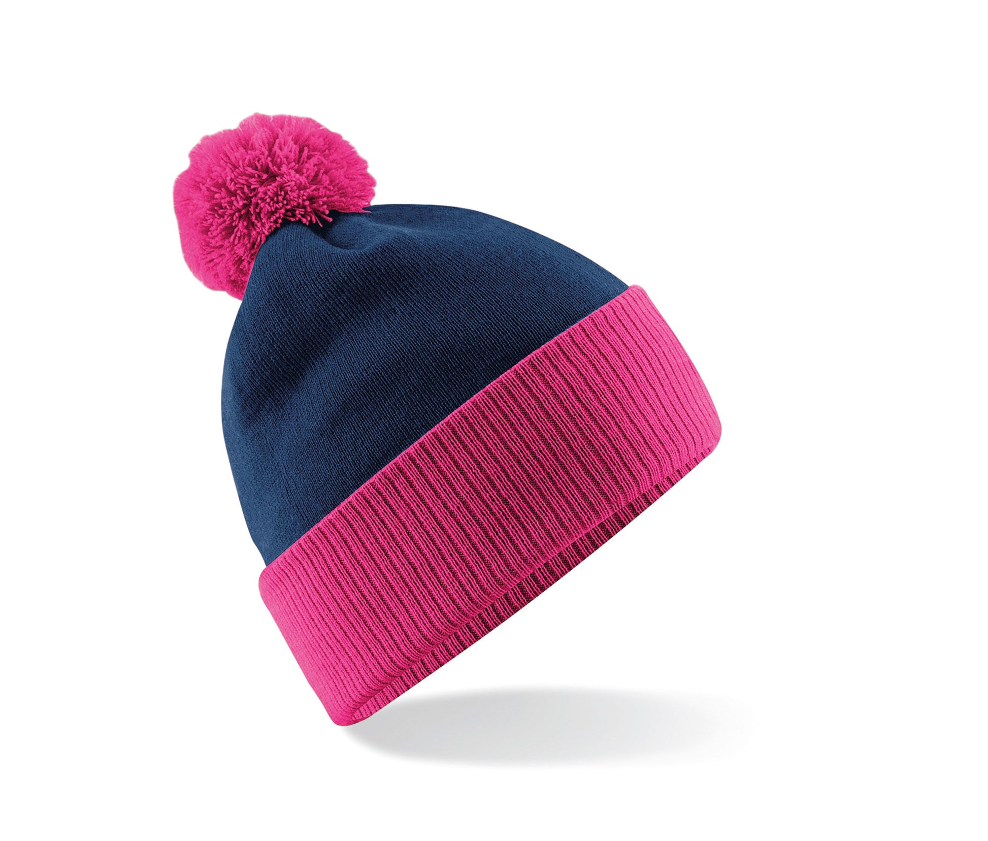 Bonnet Bicolore Snowstar® - French Navy/fuchsia