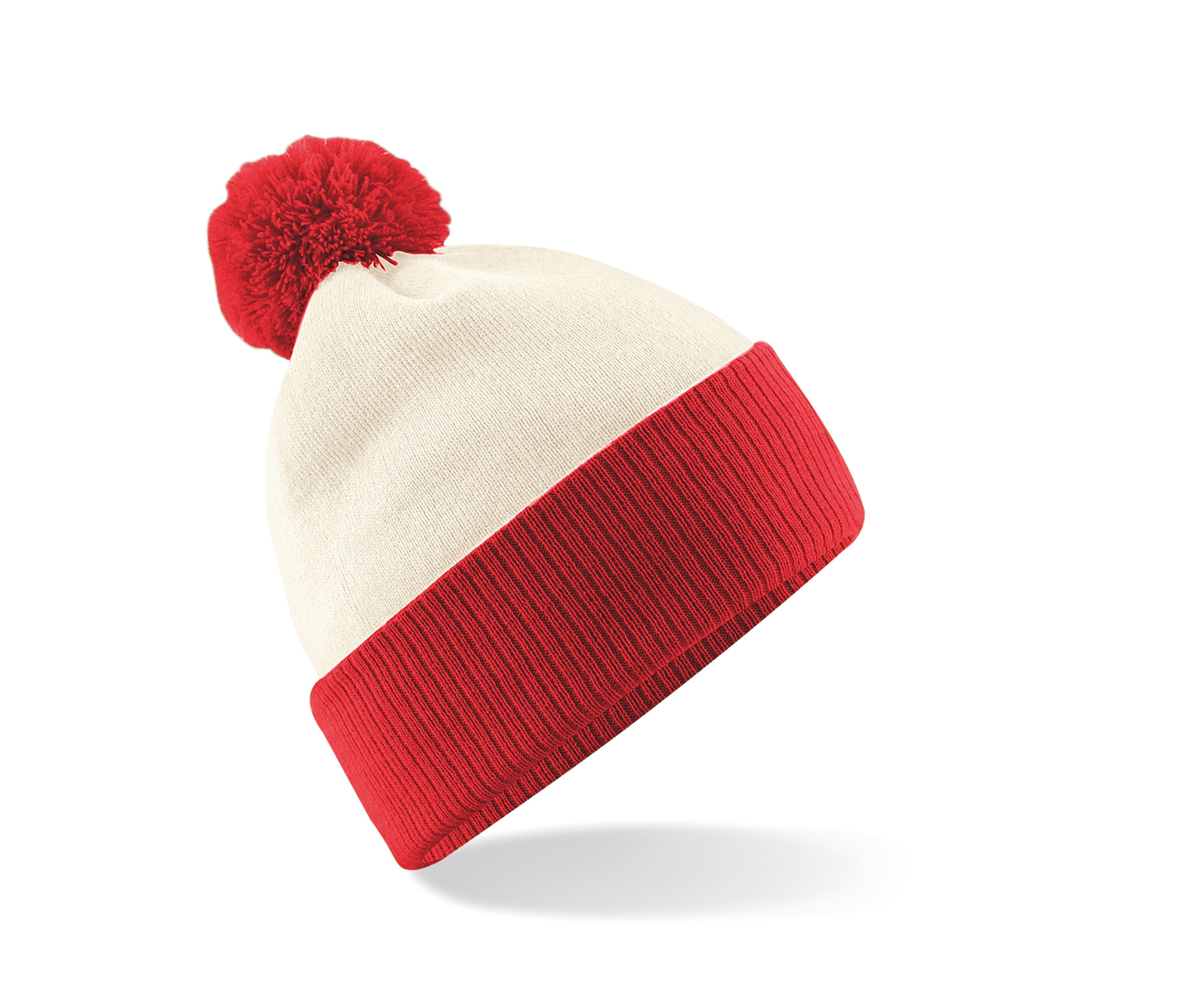 Bonnet Bicolore Snowstar® - Off White/bright Red