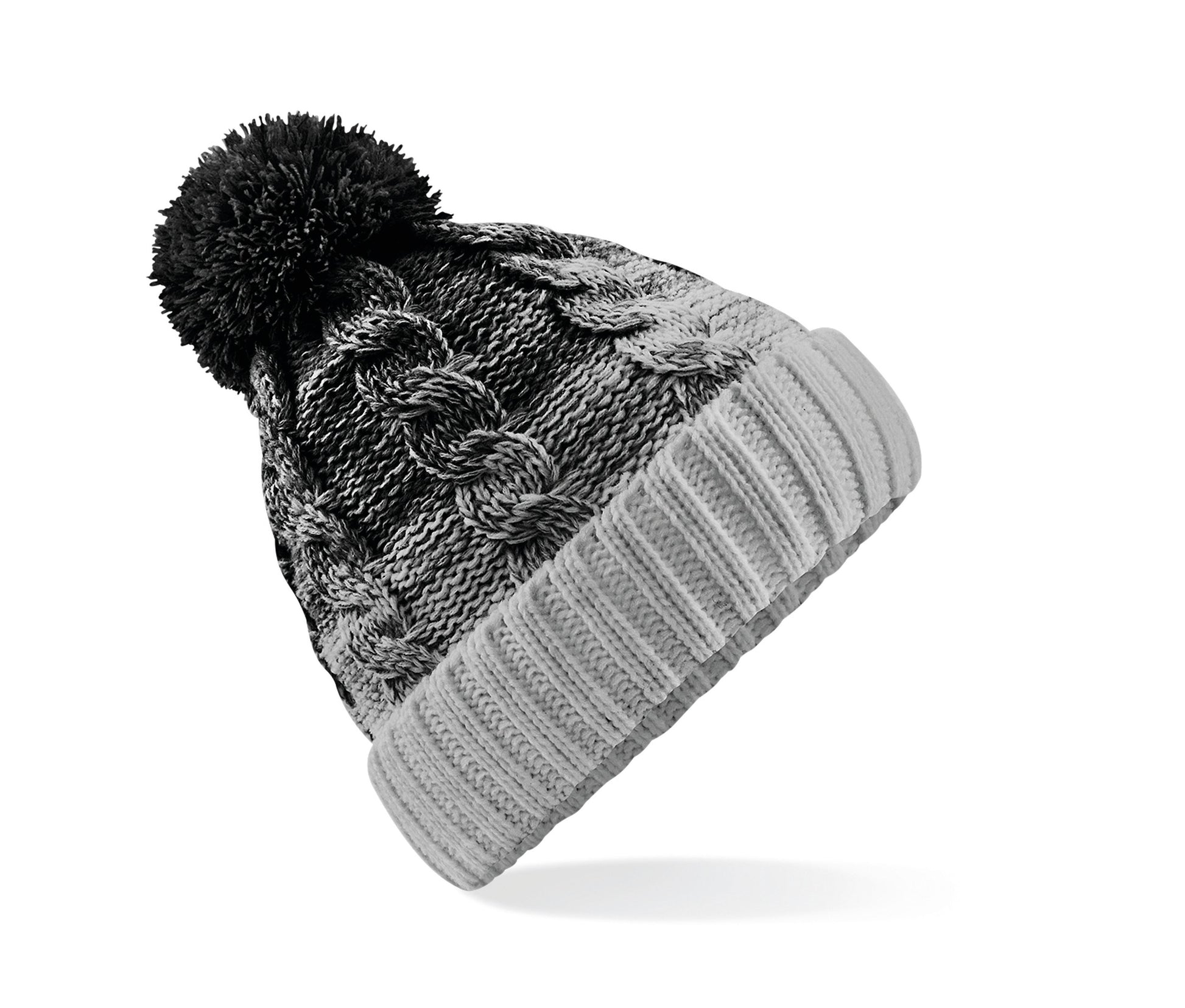Bonnet Ombré - Black/light Grey