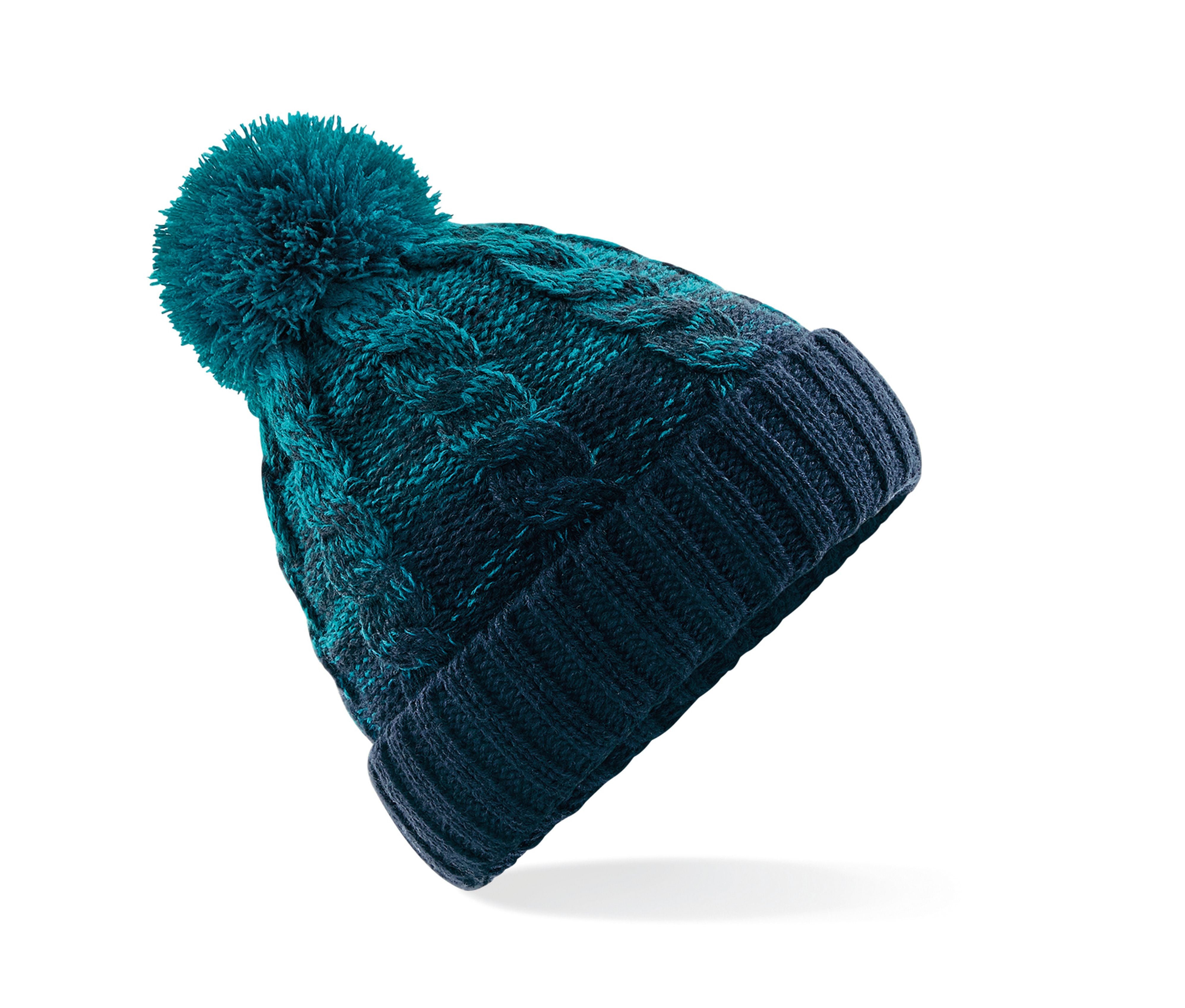 Bonnet Ombré - Teal/french Navy