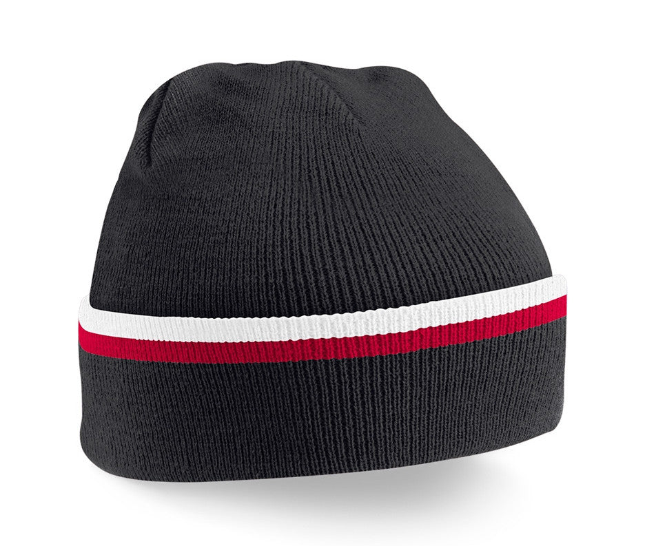 Bonnet - Black/classic Red/white