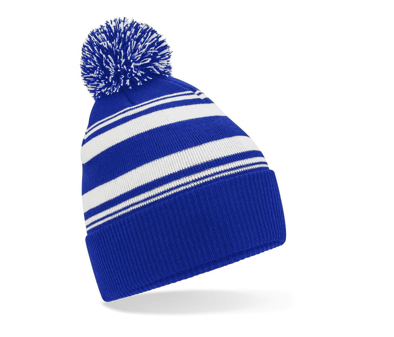 Bonnet de Supporter Rayé - Bright Royal / White