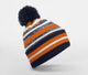 French Navy/orange/white