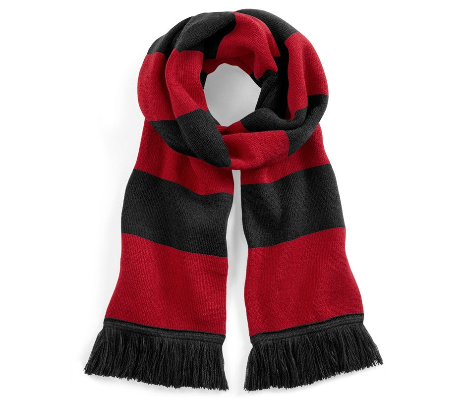 Écharpe Rayée - Black / Classic Red