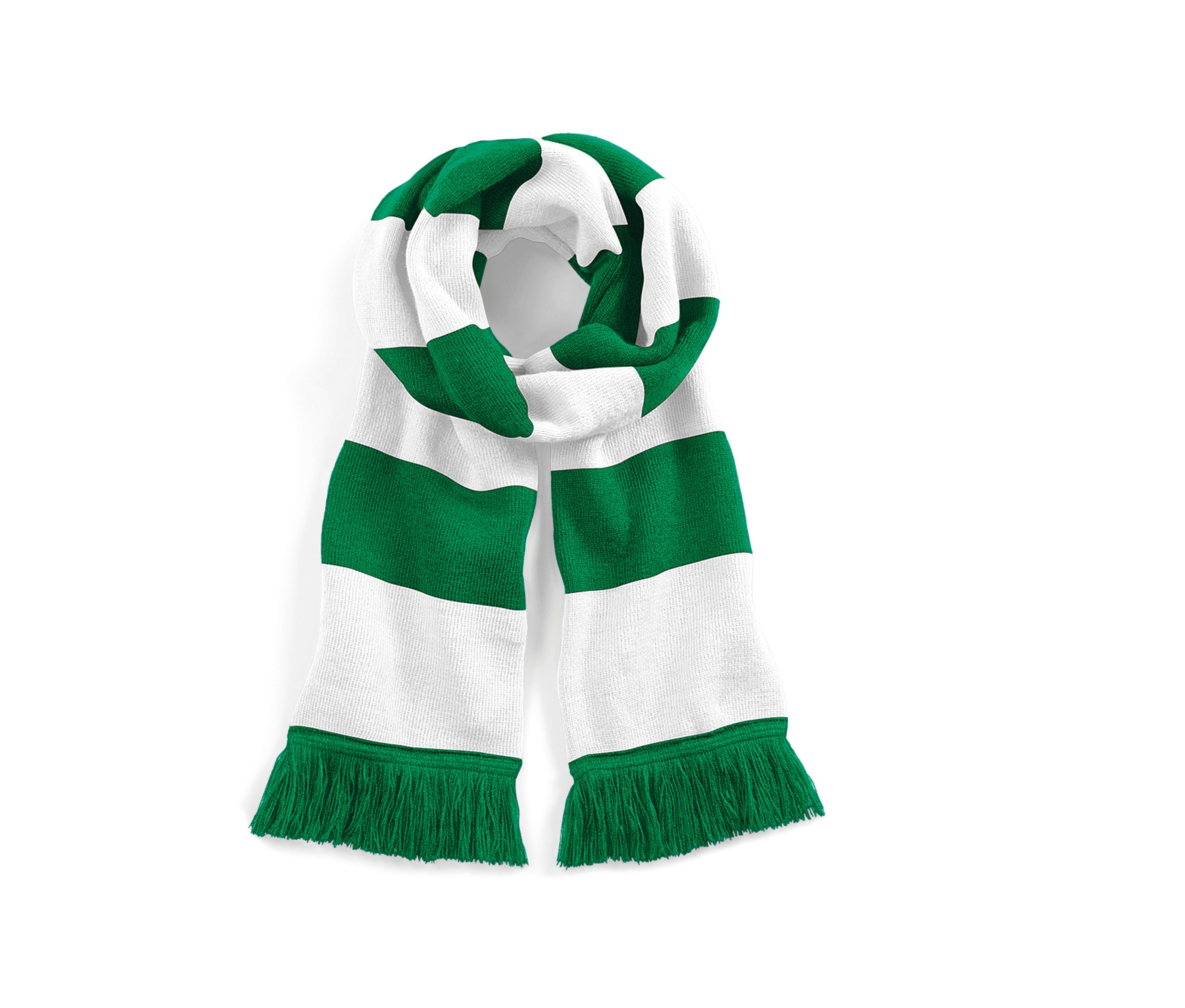 Écharpe Rayée - Kelly Green/white