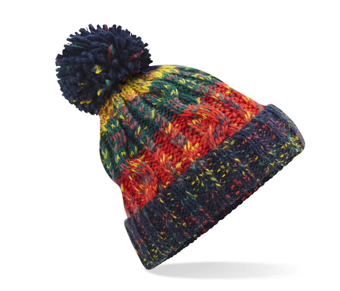 Bonnet Corkscrew Avec Pompon - Crackling Campfire
