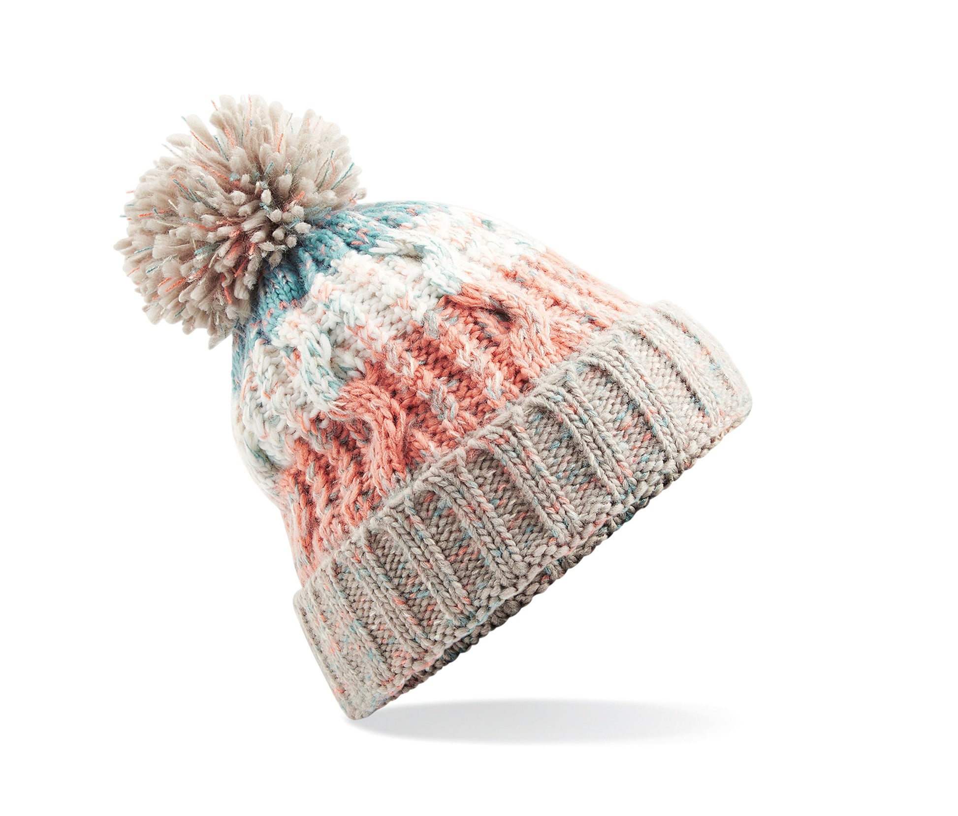 Bonnet Corkscrew Avec Pompon - Milkshake Mix