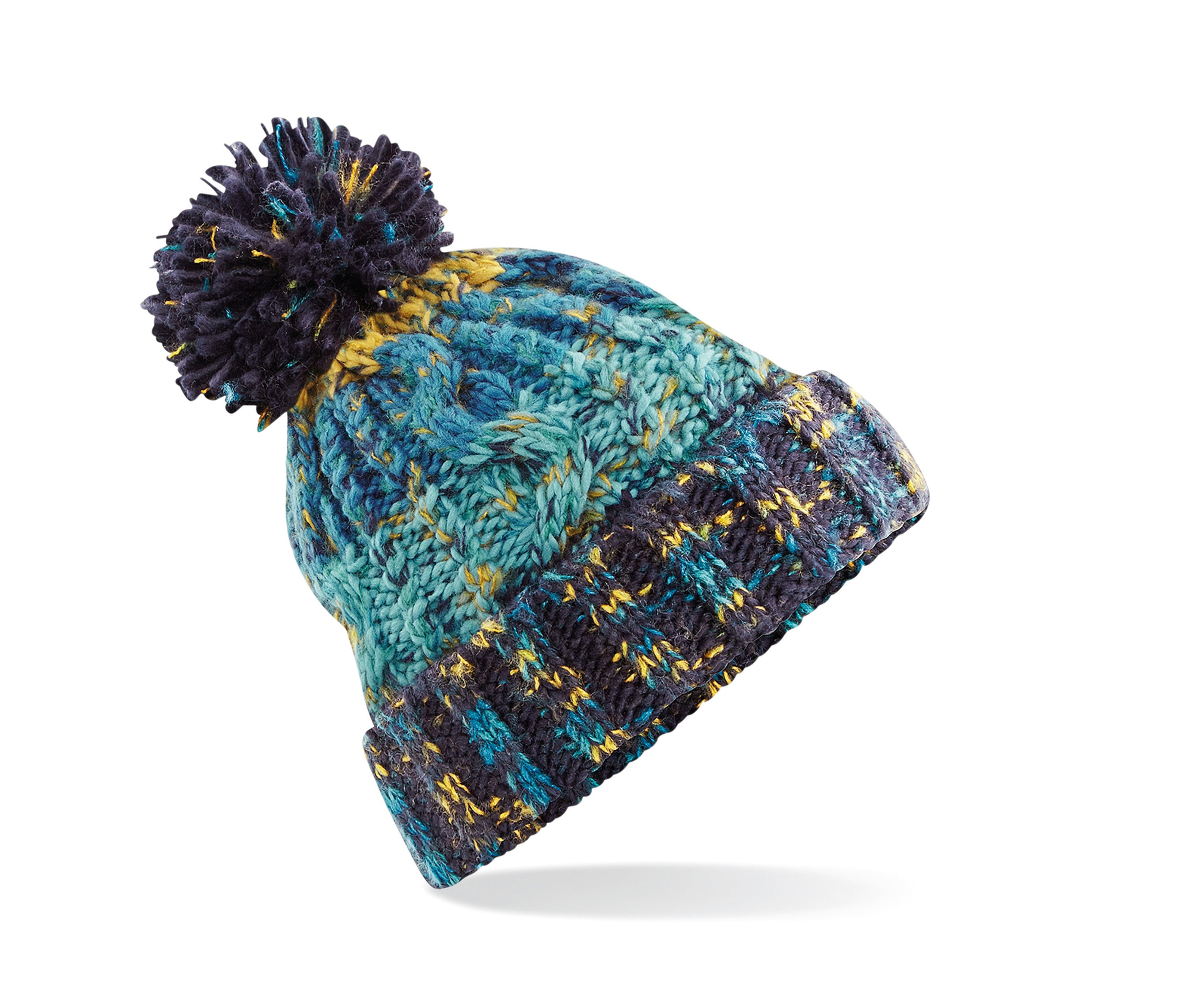 Bonnet Corkscrew Avec Pompon - Marine Splash