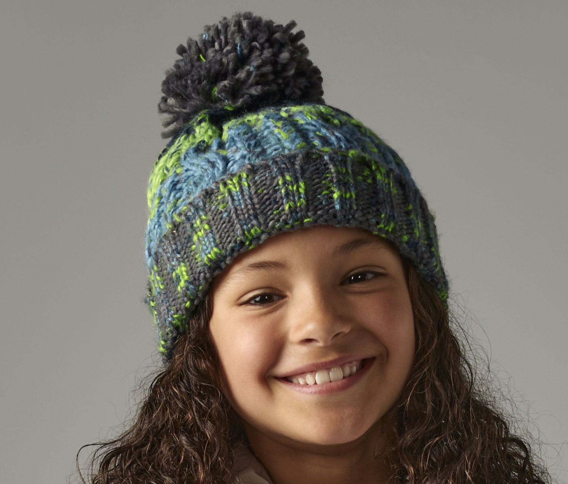 Bonnet enfant Corkscrew avec pompon