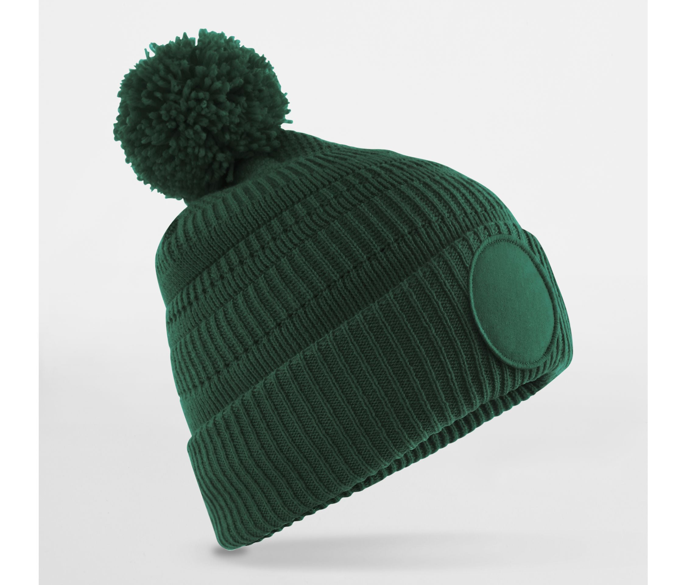 Bonnet Avec Empiècement Rond - Bottle Green