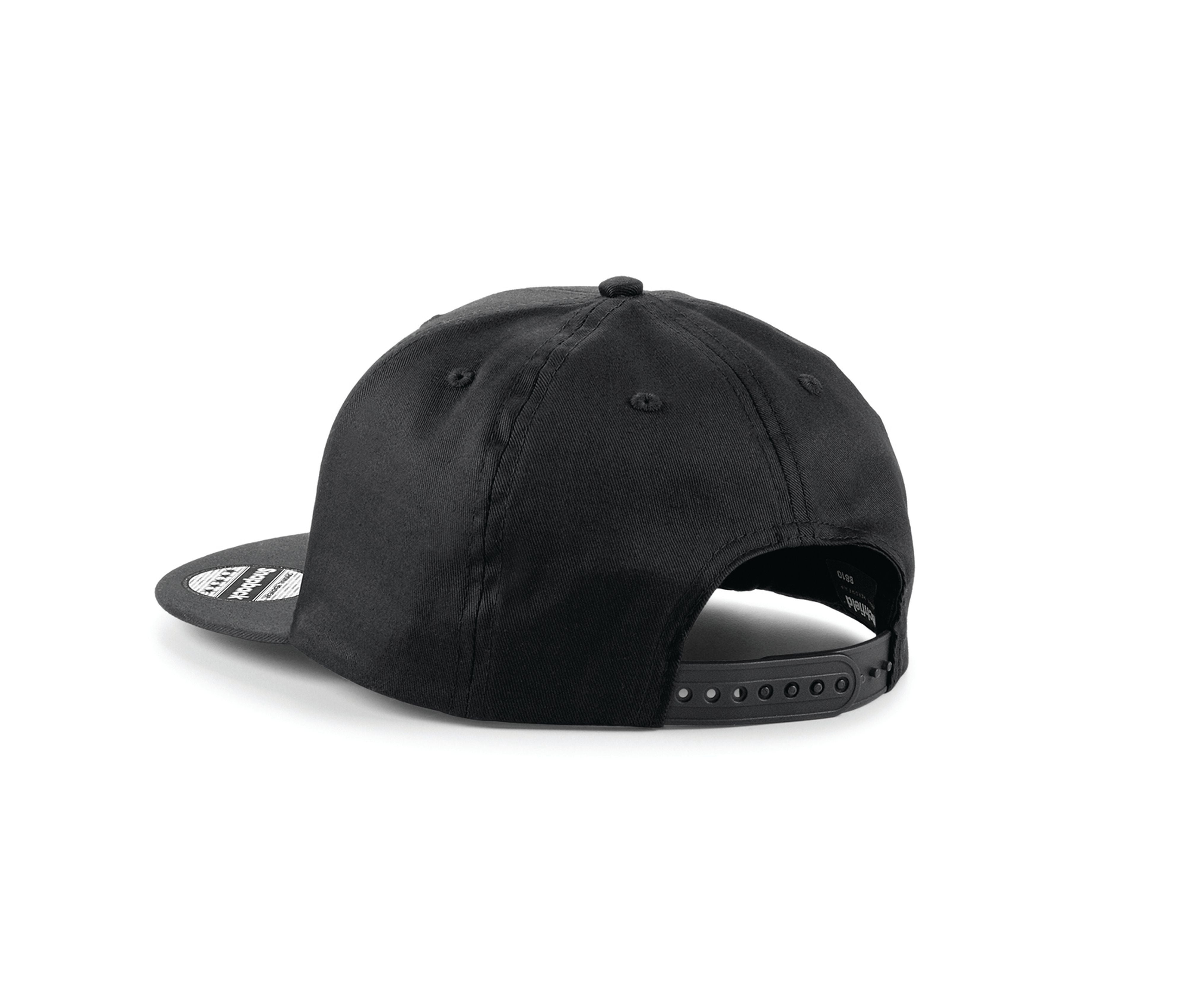 Casquette Style Rappeur 5 Pans - Black
