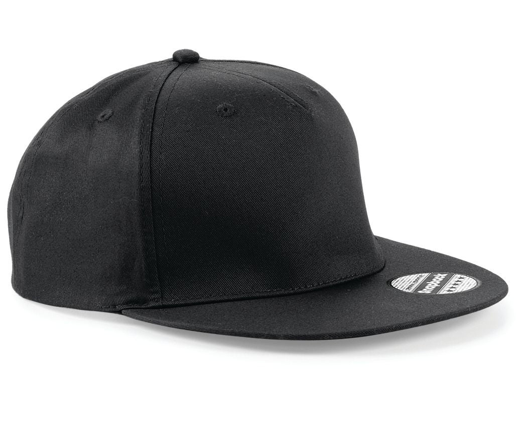 Casquette Style Rappeur 5 Pans - Black