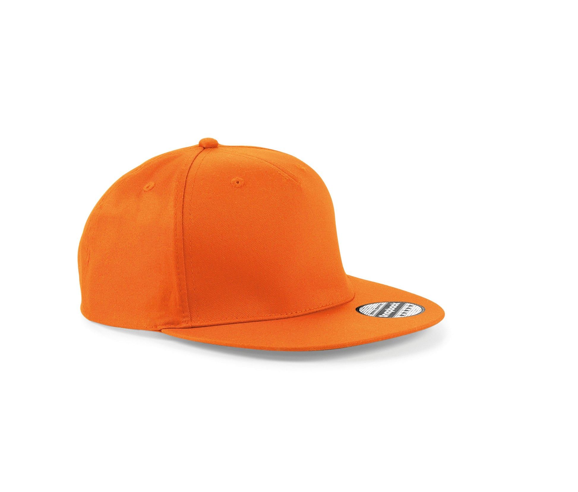 Casquette Style Rappeur 5 Pans - Orange