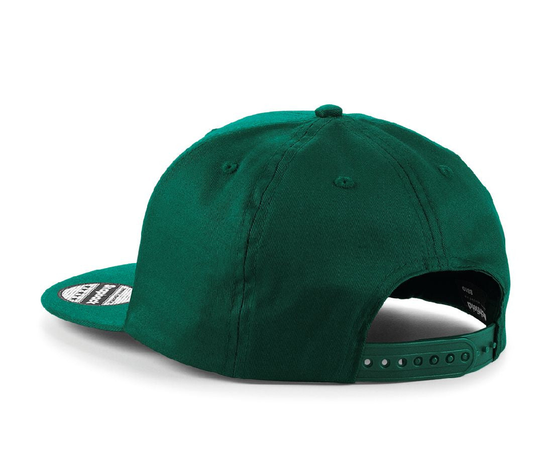 Casquette Style Rappeur 5 Pans - Bottle Green
