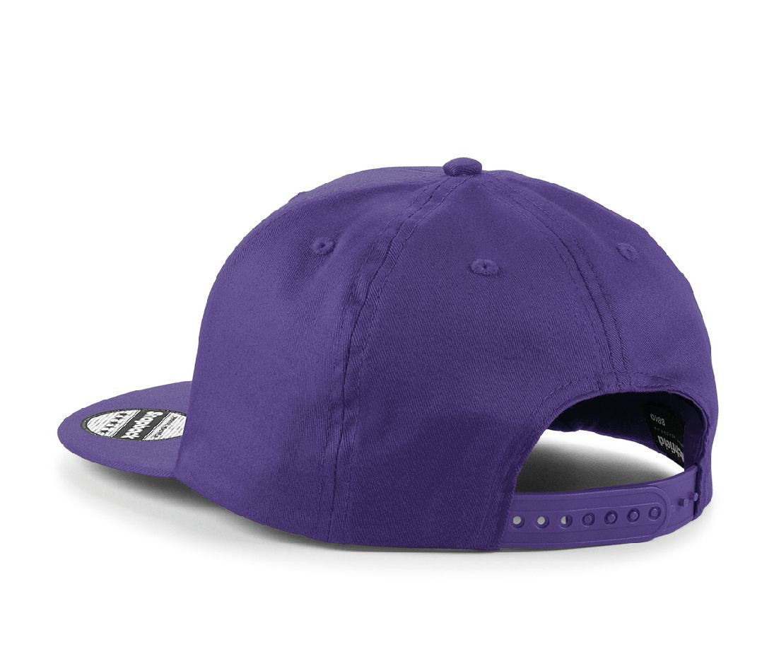 Casquette Style Rappeur 5 Pans - Purple