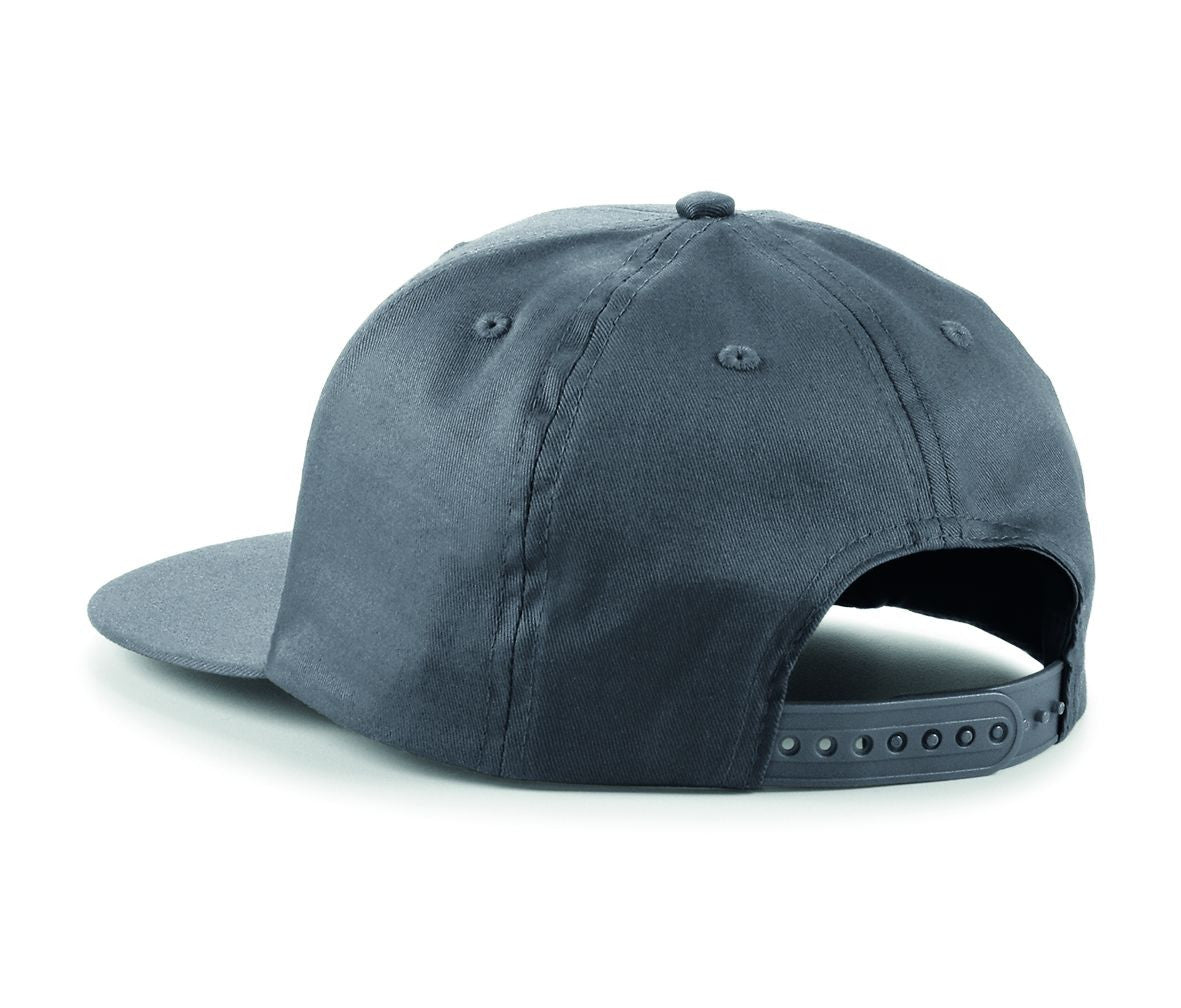 Casquette Style Rappeur 5 Pans - Graphite Grey