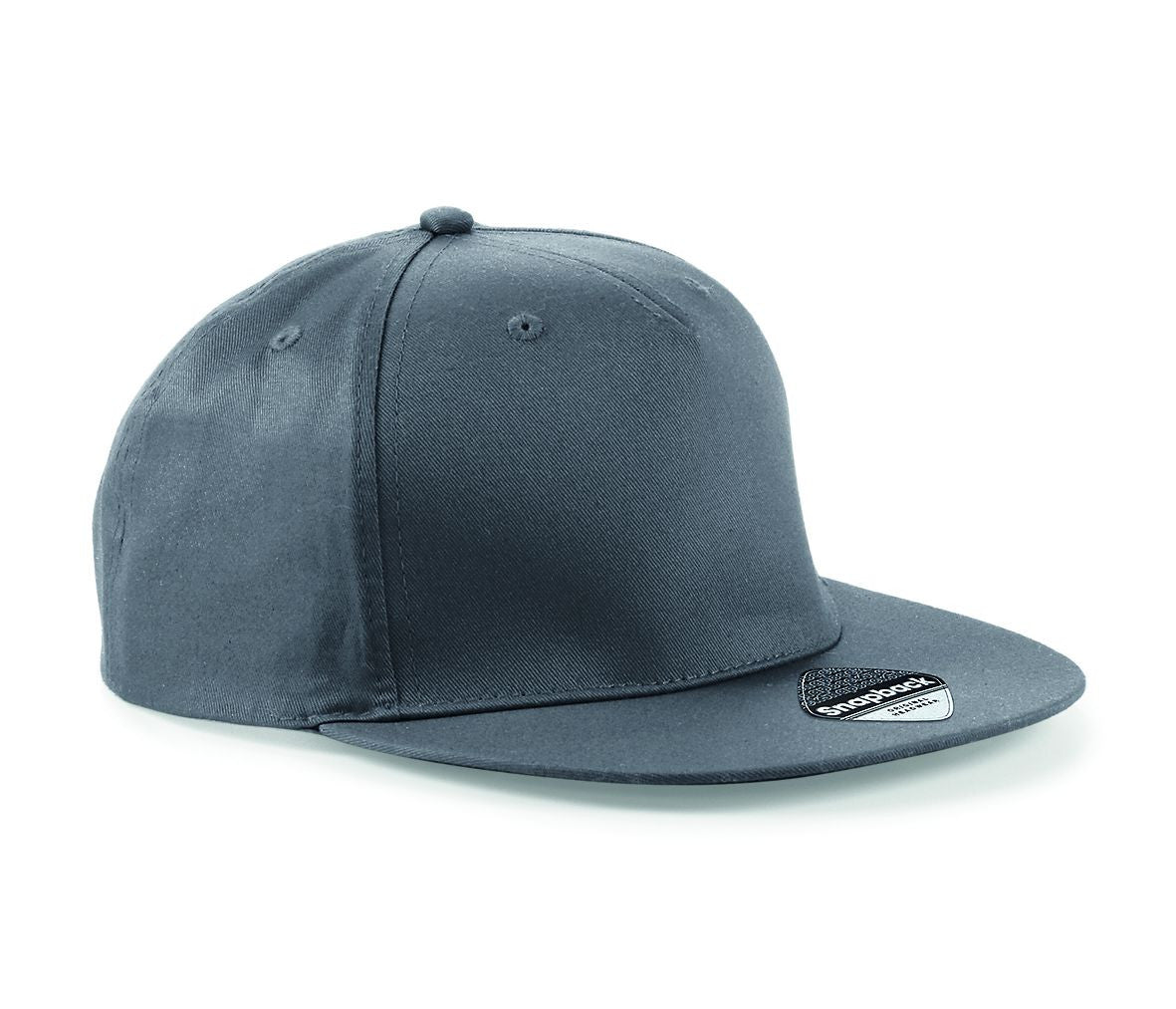 Casquette Style Rappeur 5 Pans - Graphite Grey