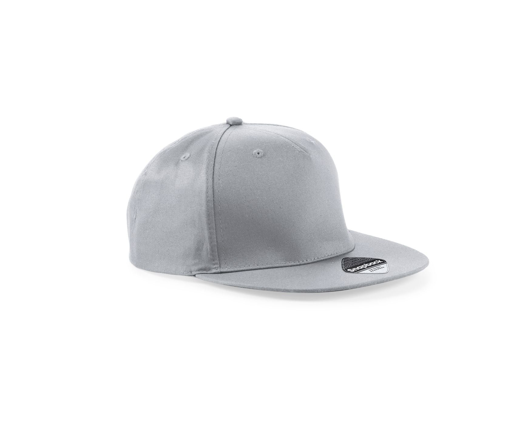 Casquette Style Rappeur 5 Pans - Light Grey
