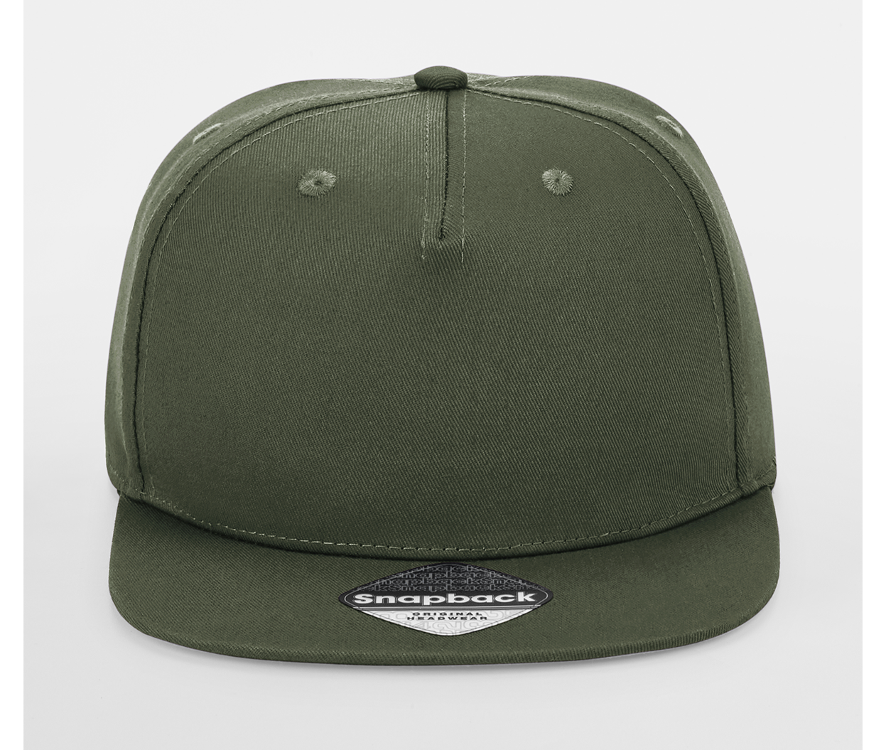 Casquette Style Rappeur 5 Pans - Olive Green