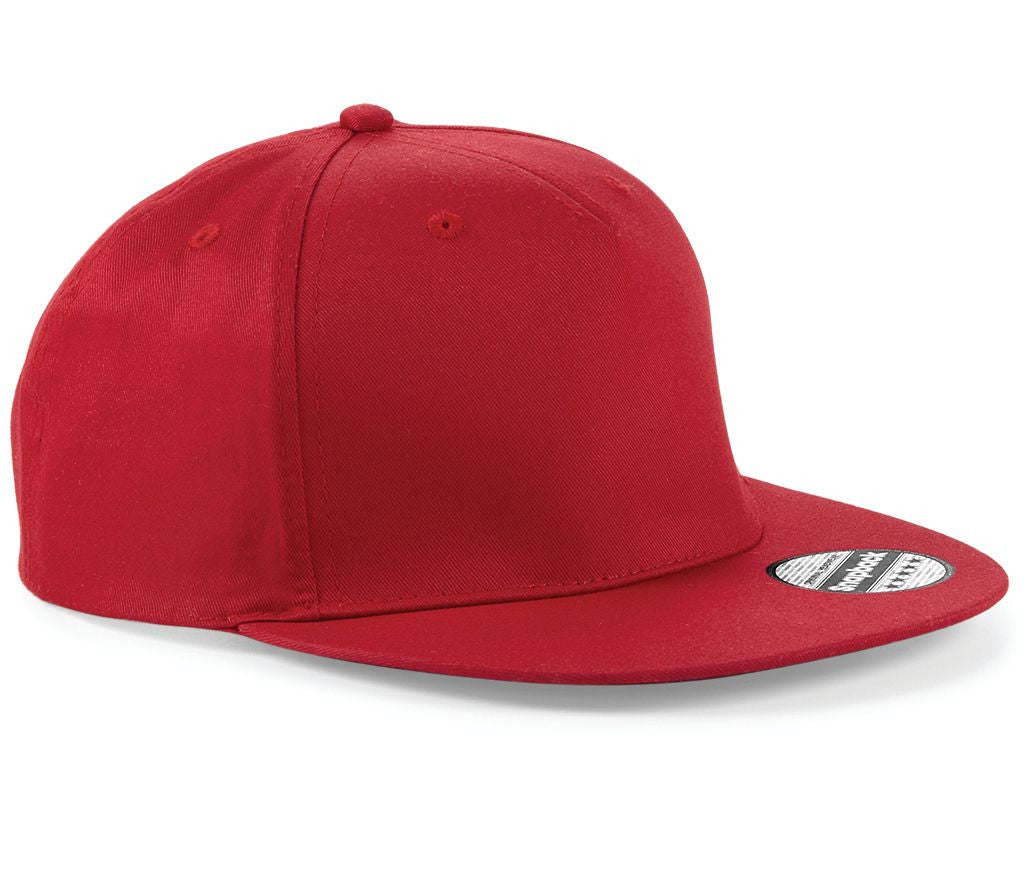 Casquette Style Rappeur 5 Pans - Classic Red
