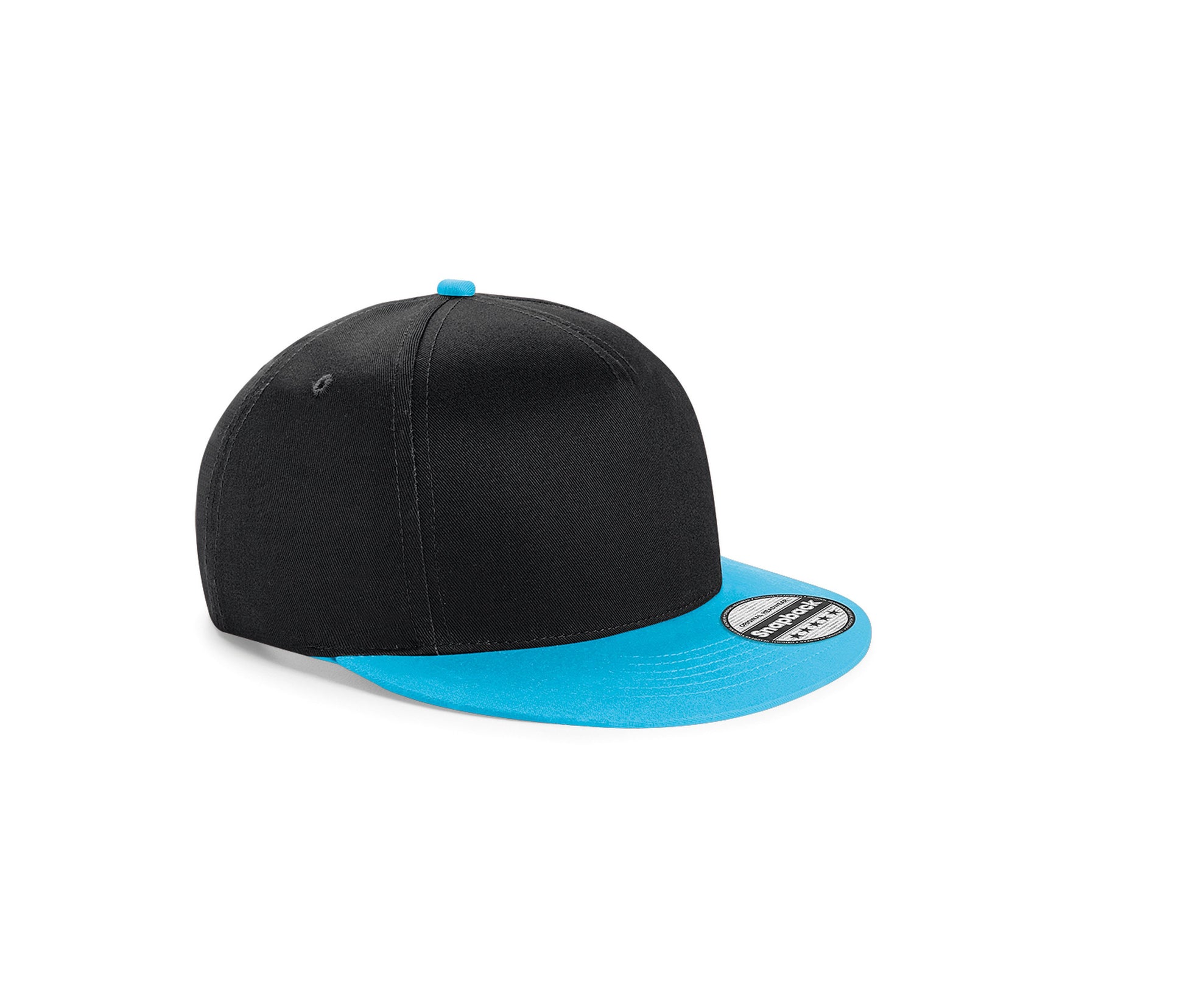 Casquette Enfant Snapback - Black/surf Blue