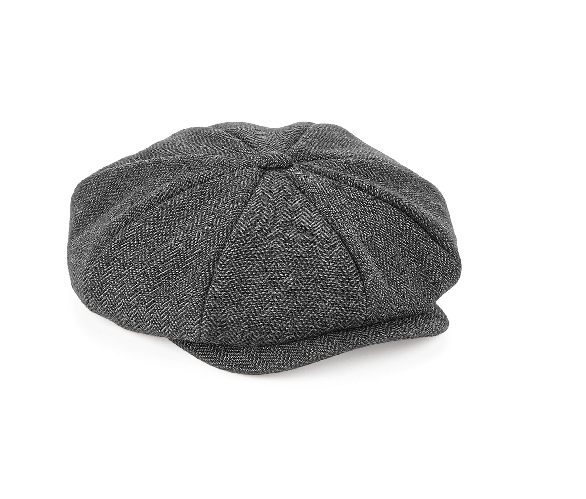 Casquette Gavroche Héritage - Charcoal Herringbone