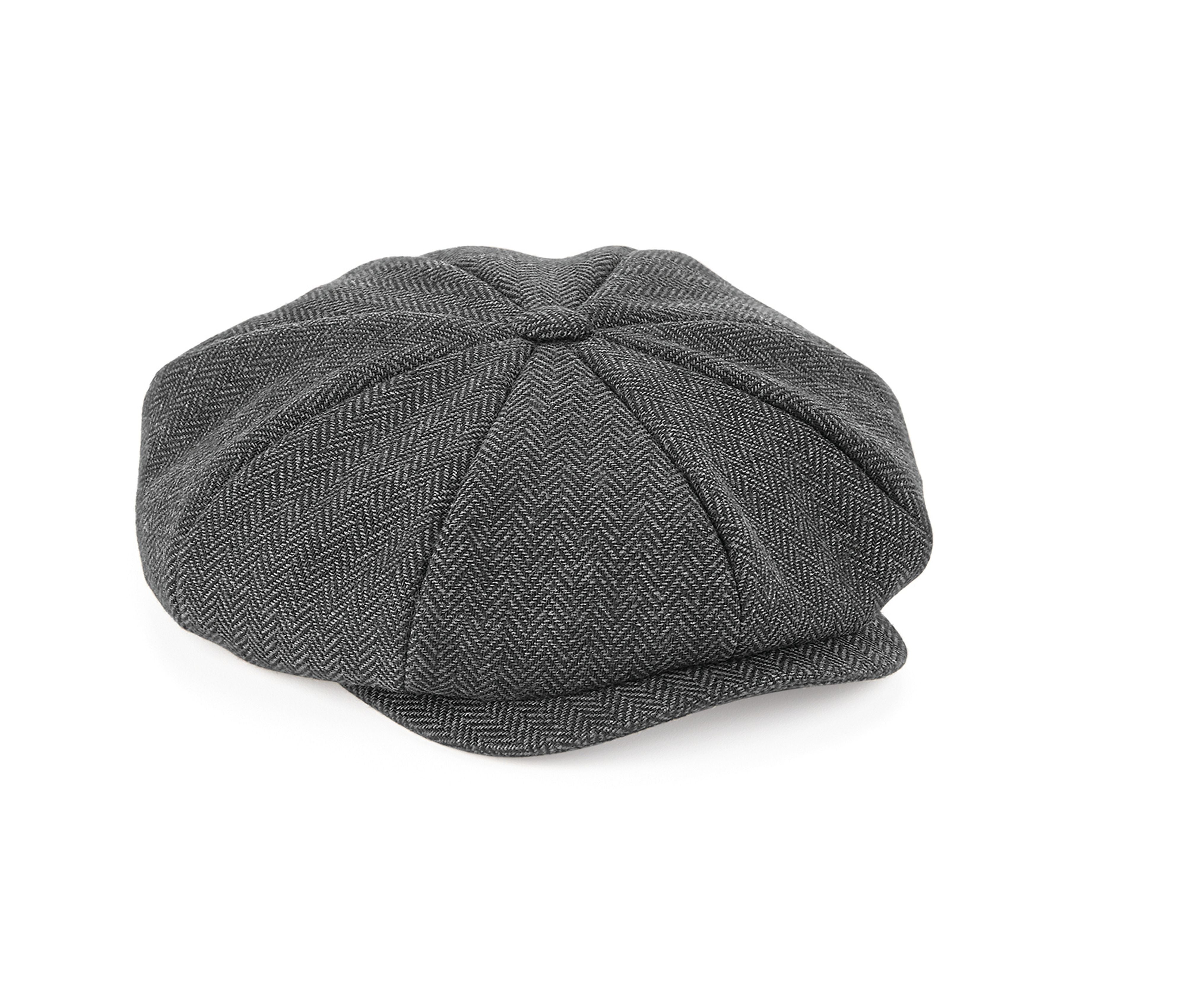 Casquette Gavroche Héritage - Charcoal Herringbone