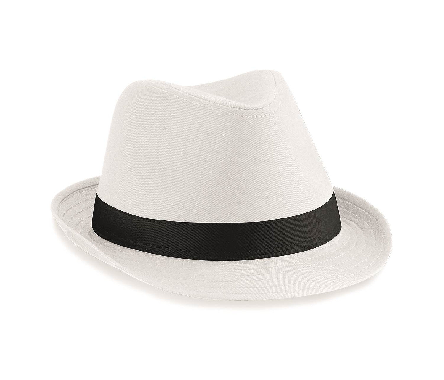 Chapeau Fedora - White/black