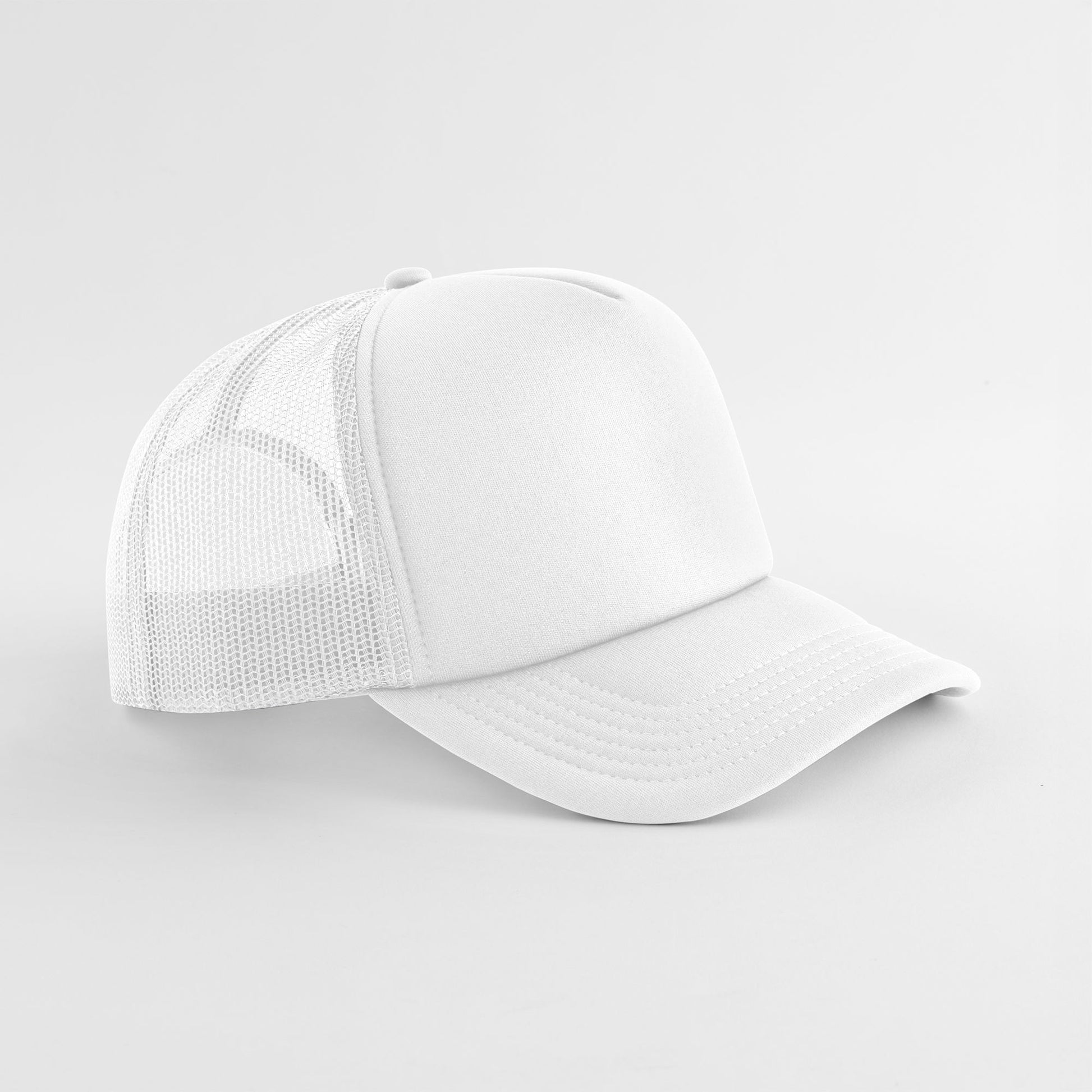 Casquette Style Trucker 5 Pans - White